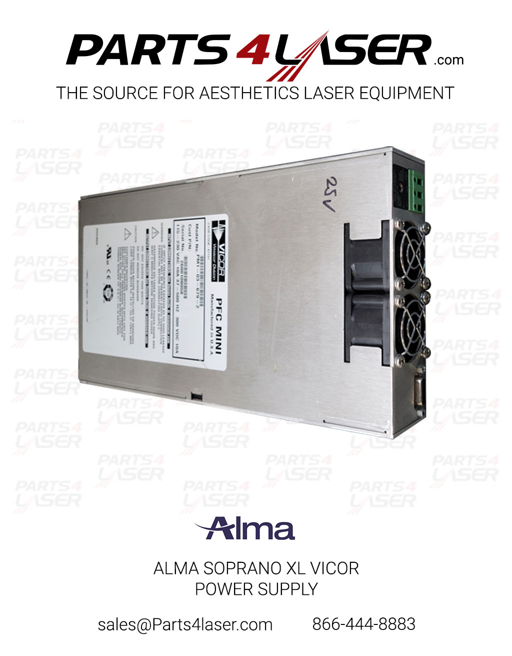 ALMA SOPRANO XL VICOR POWER SUPPLY