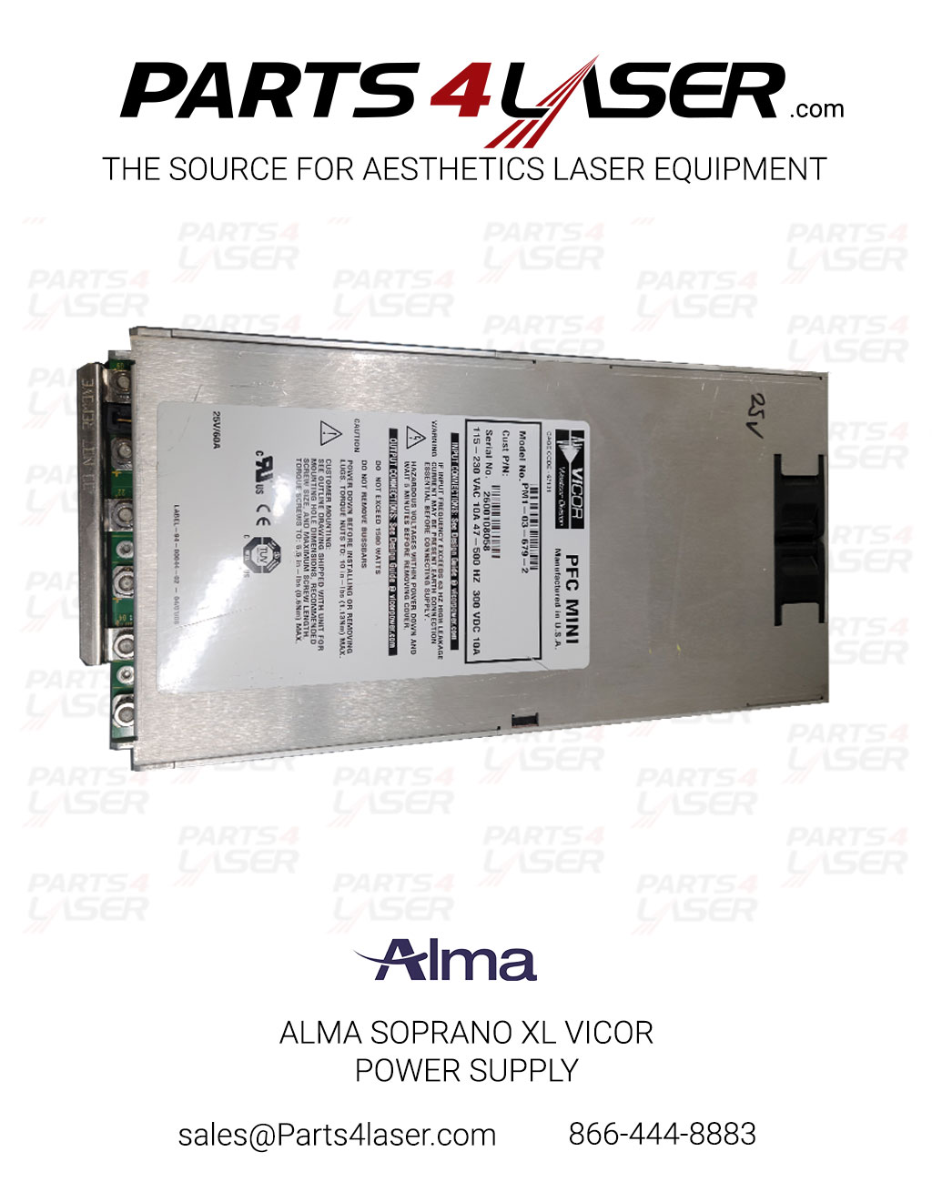 ALMA SOPRANO XL VICOR POWER SUPPLY - Image 2