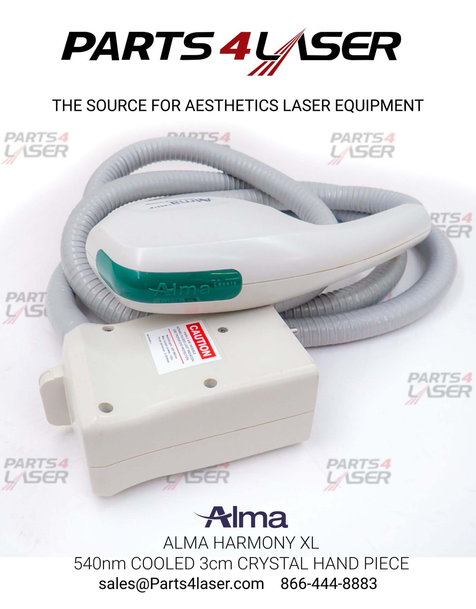 ALMA HARMONY XL 540nm COOLED 3cm CRYSTAL Handpiece, Refurbish Your Hand Piece, HXL - Image 6
