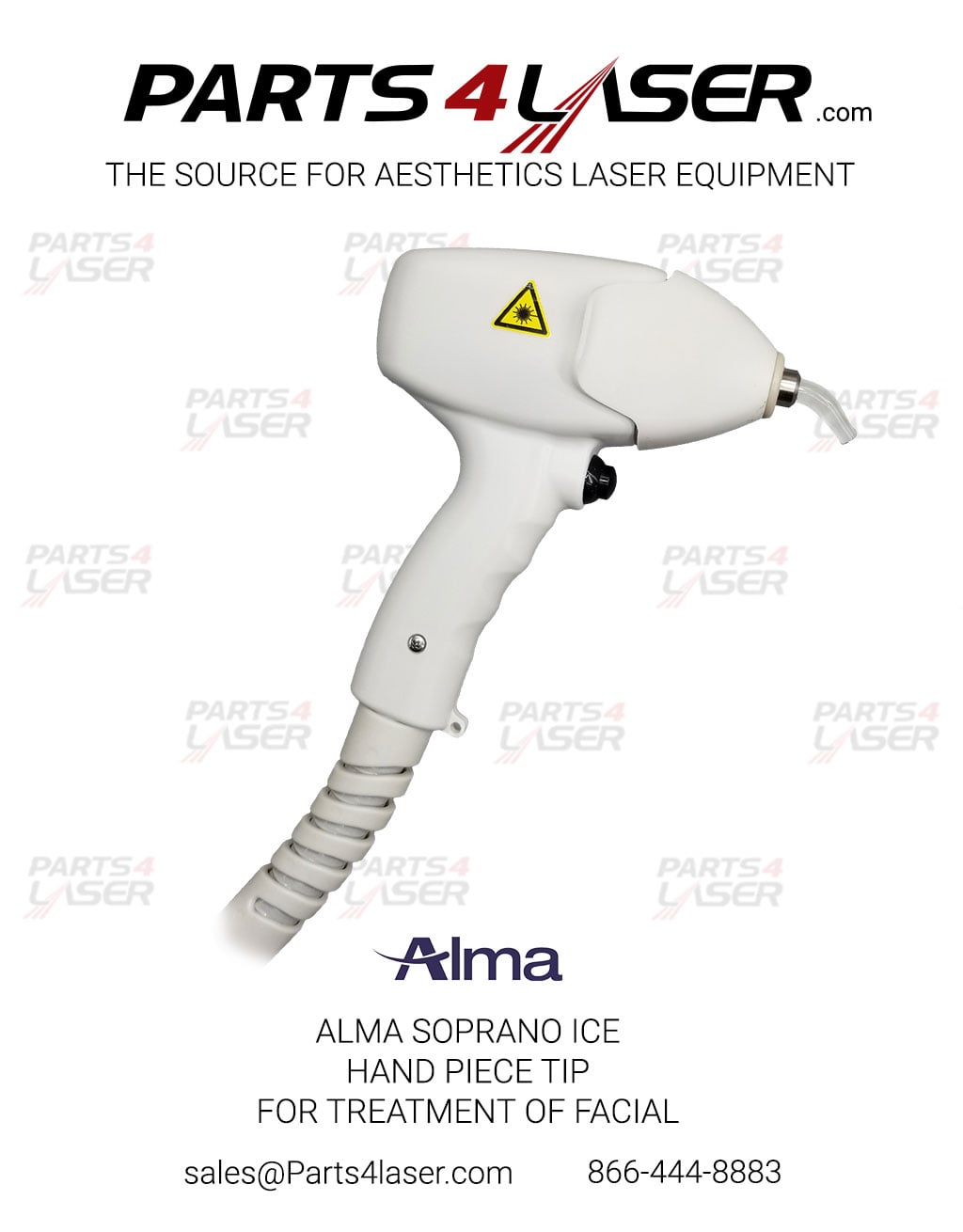 ALMA SOPRANO ICE HAND PIECE TIP FOR TREATMENT OF FACIAL ALOP3172 - Image 2