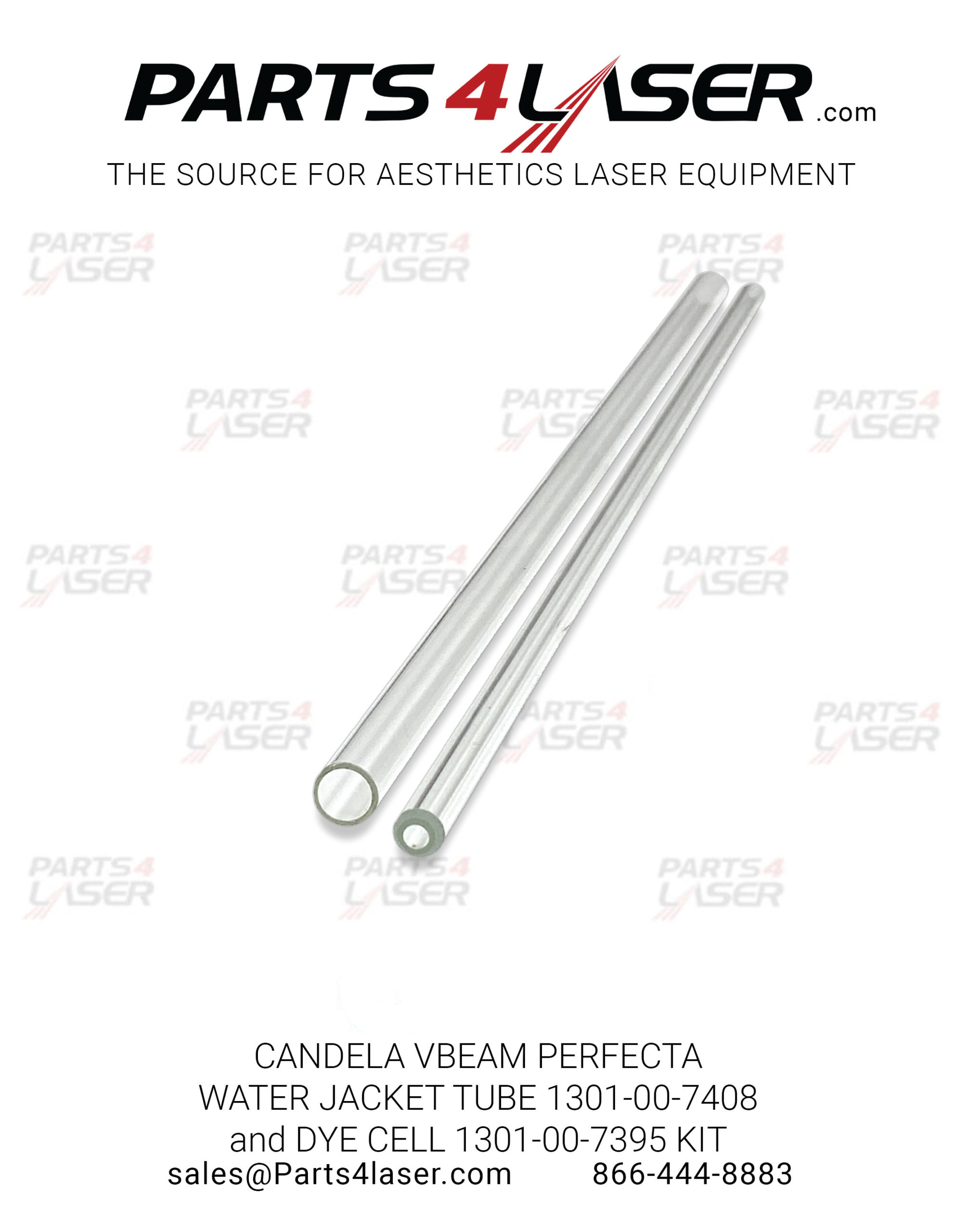 CANDELA VBEAM PERFECTA , VBEAM 1 WATER JACKET TUBE 1301-00-7408 and DYE CELL 1301-00-7395 KIT FLOW TUBE CACN1497 - Image 4