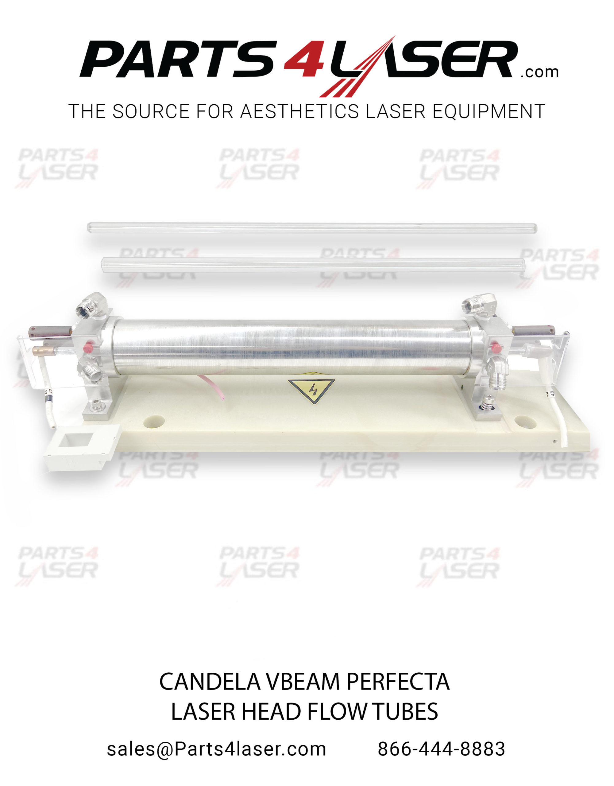 CANDELA VBEAM PERFECTA , VBEAM 1 WATER JACKET TUBE 1301-00-7408 and DYE CELL 1301-00-7395 KIT FLOW TUBE CACN1497 - Image 3