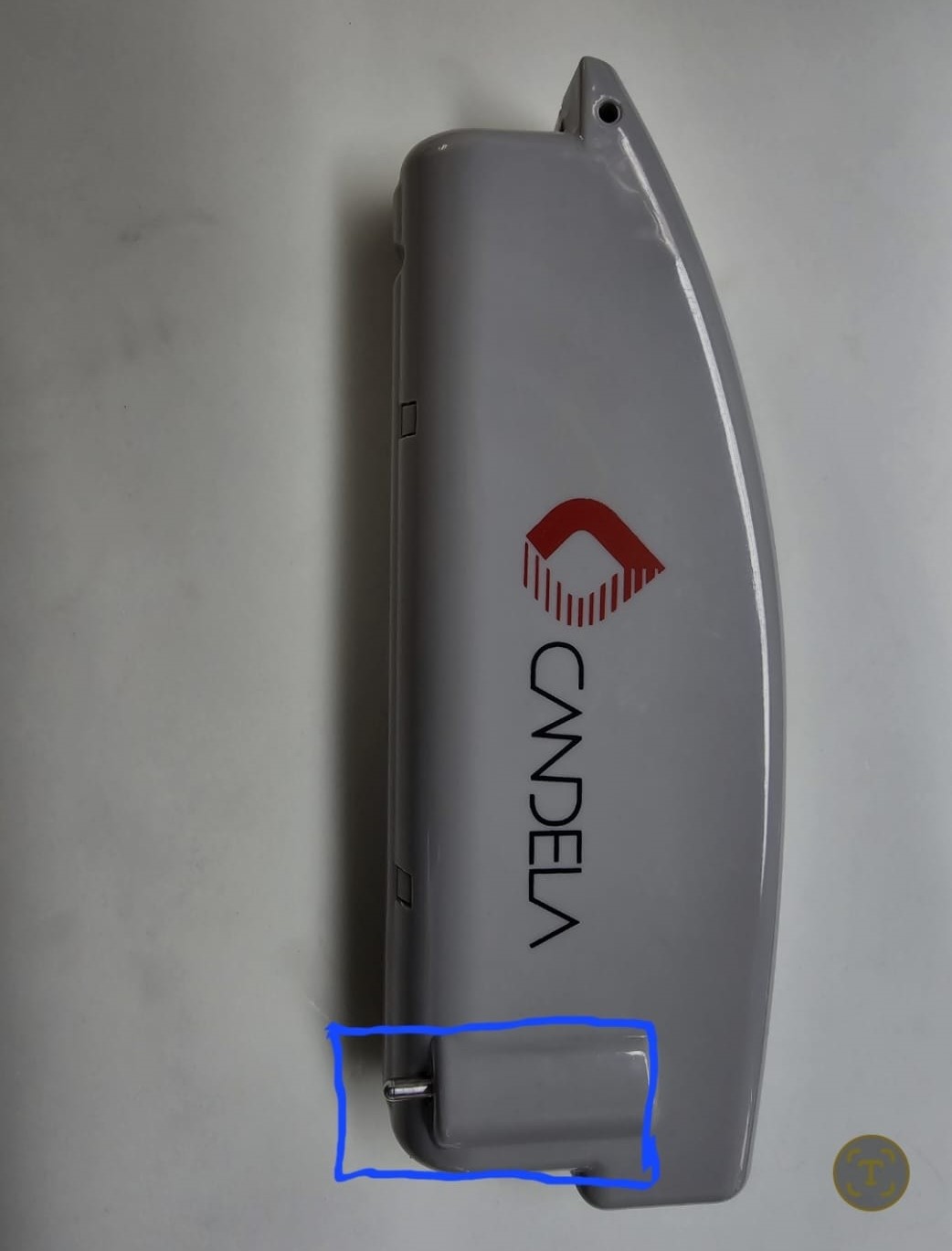 CANDELA MINI GENTLELASE MGL , MGY, GLP SLIDER BUTTON ALUMINUM 1301-00-8122 CACN1442, C69 - ALUMINUM - Image 4