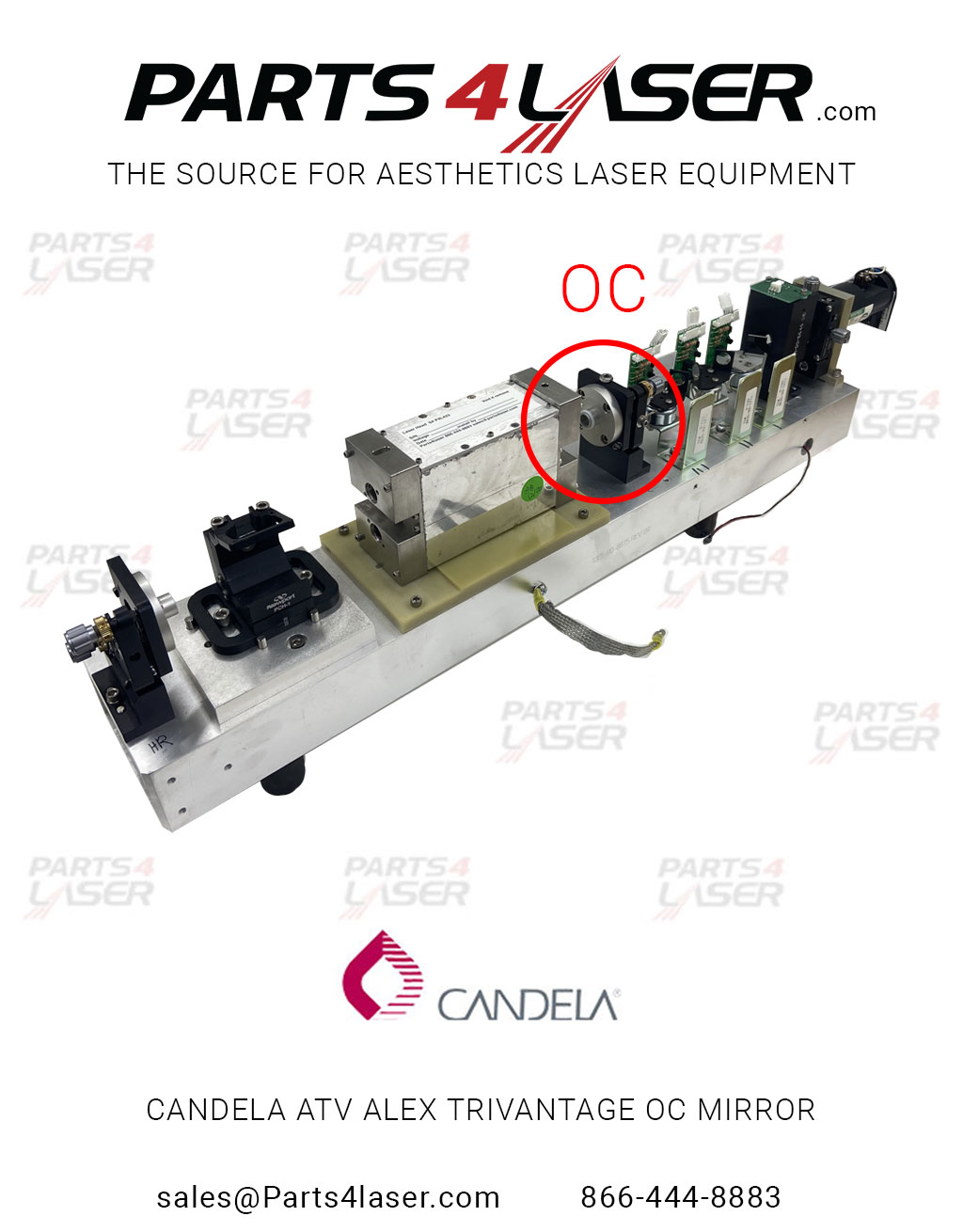 CANDELA ATV ALEX TRIVANTAGE OC MIRROR 7122-00-4912 CAOP2836 - Image 2