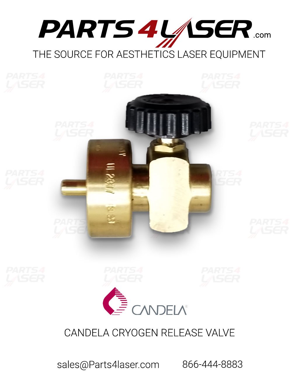 CANDELA CRYOGEN RELEASE VALVE CACN2391, F95