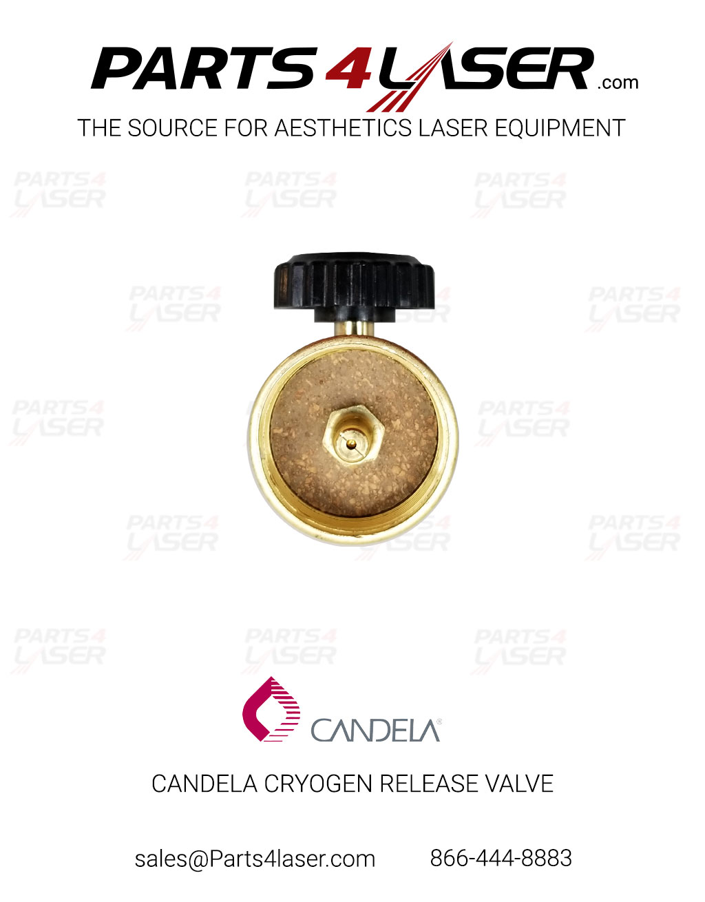 CANDELA CRYOGEN RELEASE VALVE CACN2391, F95 - Image 2