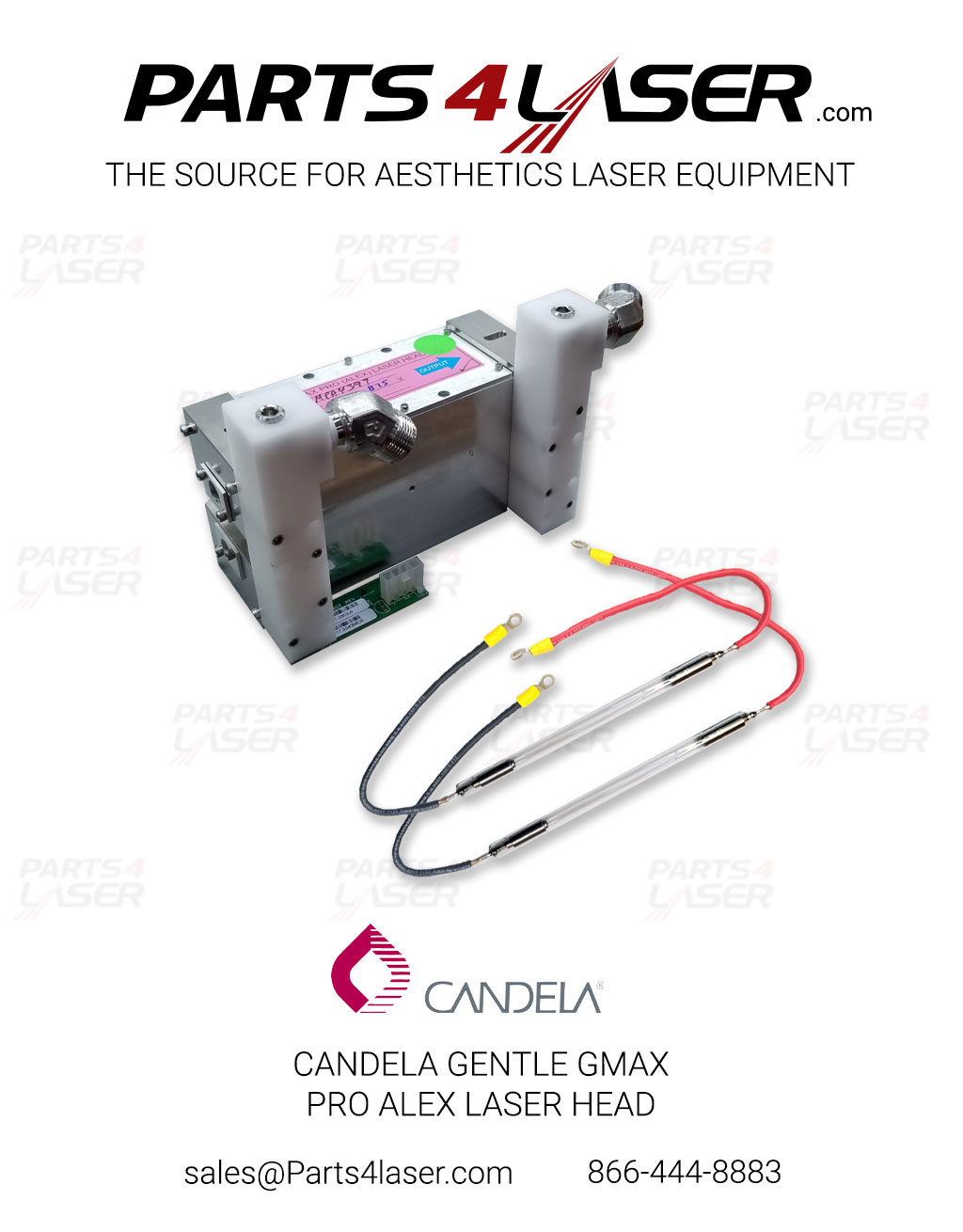 CANDELA GENTLE GMAX PRO ALEX LASER HEAD #2 7122-00-9207 CALH3278 NO LASER ROD - Image 3