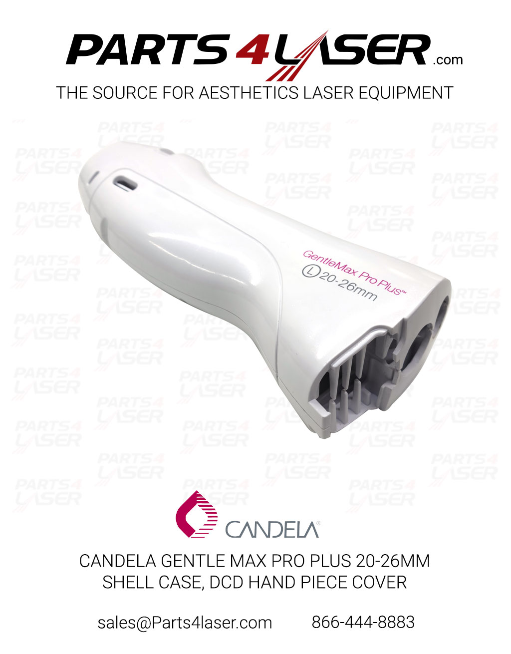 CANDELA GENTLE MAX PRO PLUS, GPRO PLUS 20-26MM SHELL CASE, HANDPIECE COVER, DCD HAND PIECE COVER CASC3379