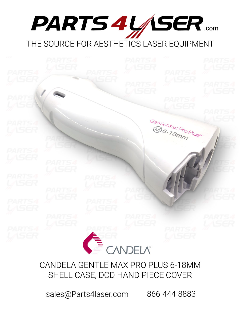 CANDELA GENTLE MAX PRO PLUS, GPRO PLUS 6-18MM SHELL CASE, HANDPIECE COVER, DCD HAND PIECE COVER CASC3380,B103