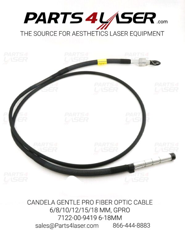 CANDELA GENTLE PRO FIBER OPTIC CABLE 6/8/10/12/15/18 MM, GPRO 7122-00-9419 6-18MM CAFC1395