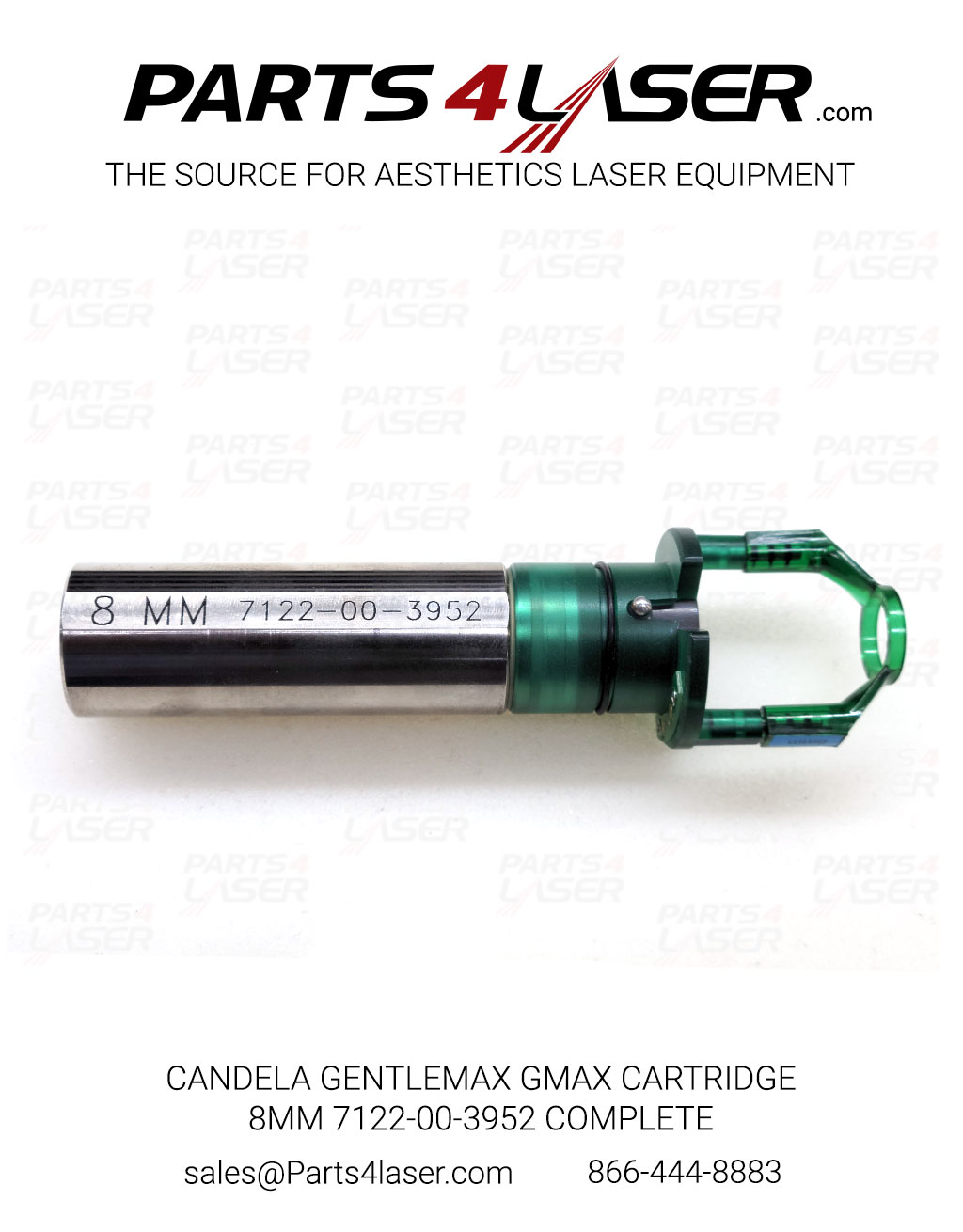 CANDELA GENTLEMAX GMAX CARTRIDGE 8MM 7122-00-3952 COMPLETE CAOP3462