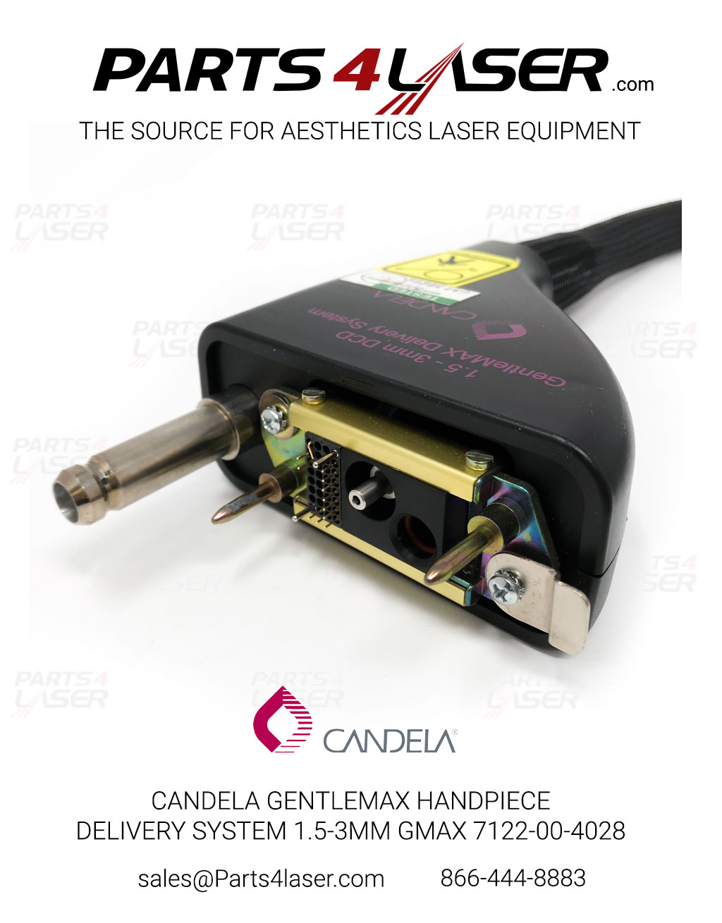 CANDELA GENTLEMAX HANDPIECE DELIVERY SYSTEM 1.5-3MM GMAX 7122-00-4028 REFURBISH - Image 3