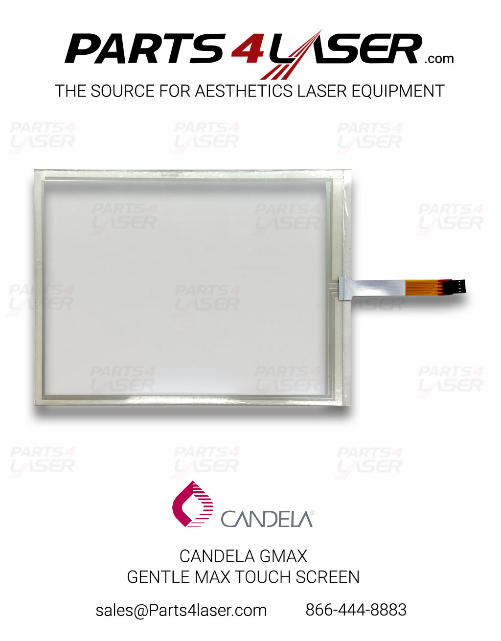 CANDELA GMAX GENTLE MAX TOUCH SCREEN CACN3080 D53 & D61