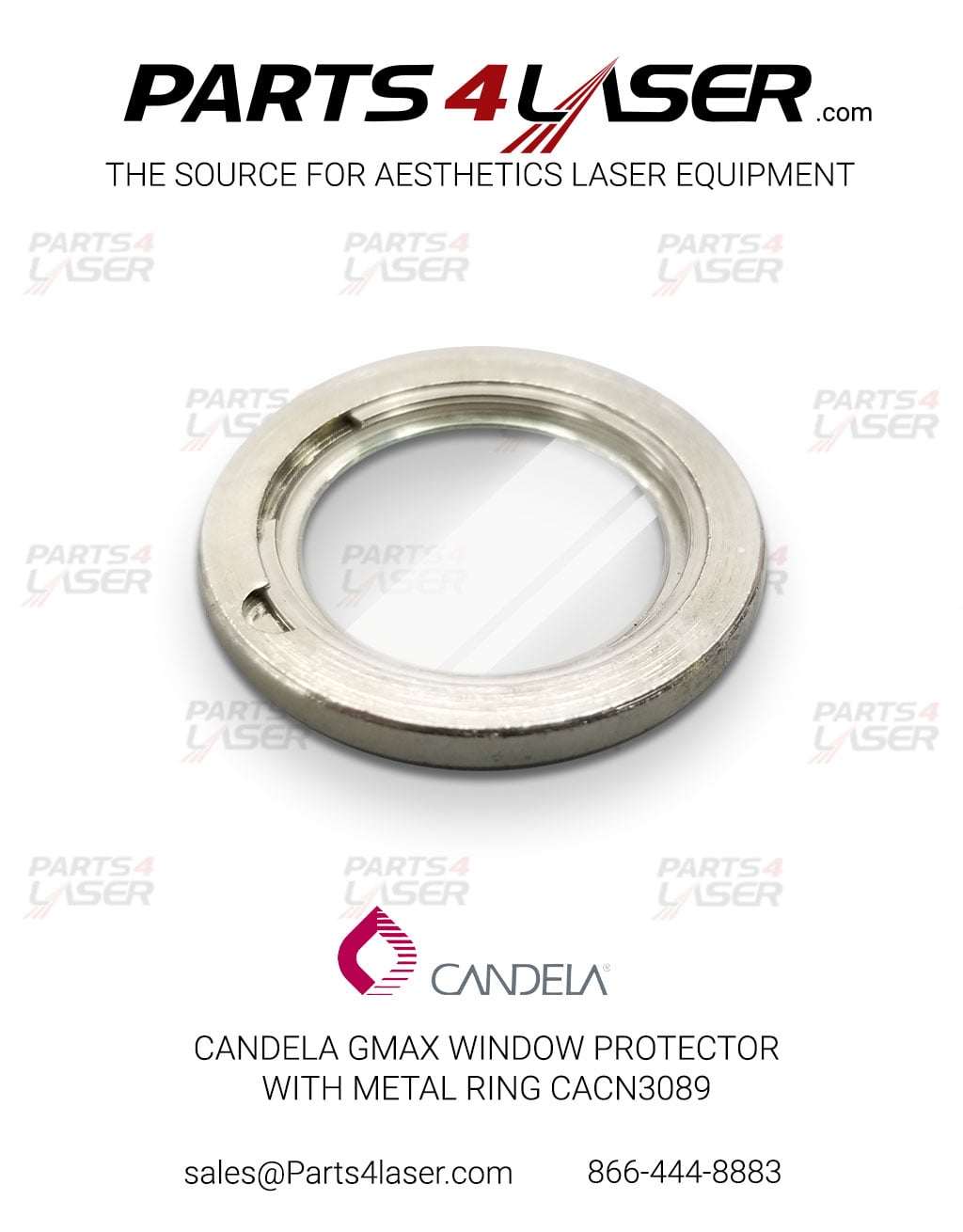 CANDELA GMAX PF1 WINDOW PROTECTOR CARTRIDGE WITH METAL RING 7122-00-3959 CACN3089
