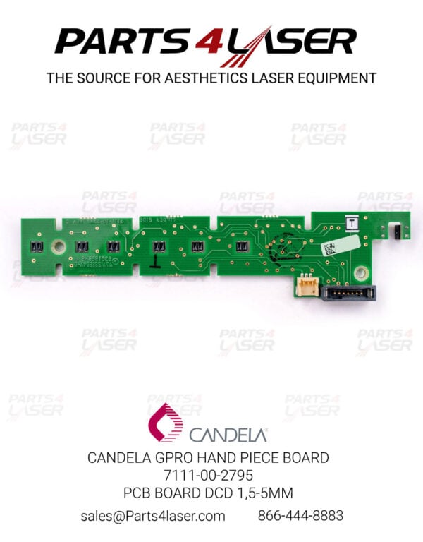 CANDELA GPRO HAND PIECE BOARD 7111-00-2795 PCB BOARD DCD 1.5-5mm CAPC3276