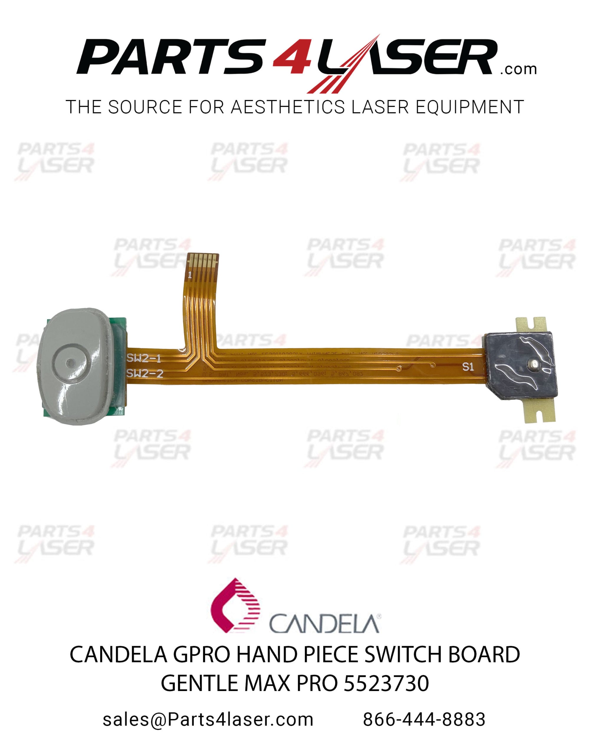 CANDELA PRO HAND PIECE SWITCH TRIGGER BUTTON CABLE GENTLE MAX PRO 1301-00-9404 , CACN2702 B100