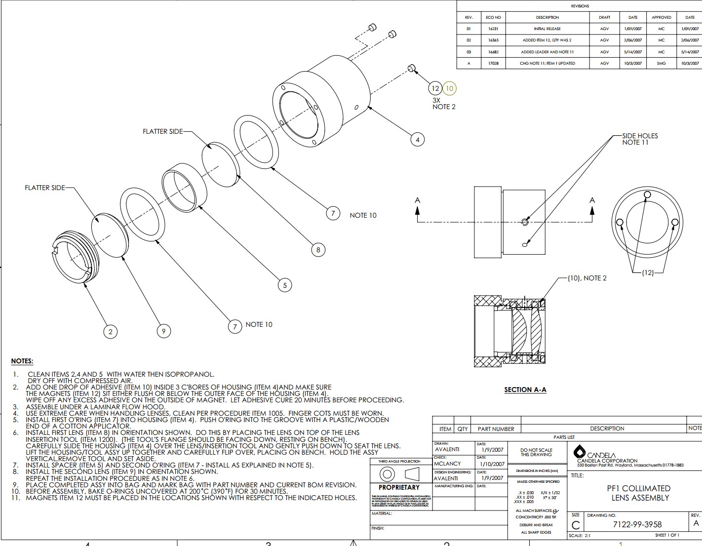 CANDELA GMAX OPTIC SET FOR 6-18MM DELIVERY SYSTEM. SET OF 2 OPTIC. CAOP3049 - Image 2