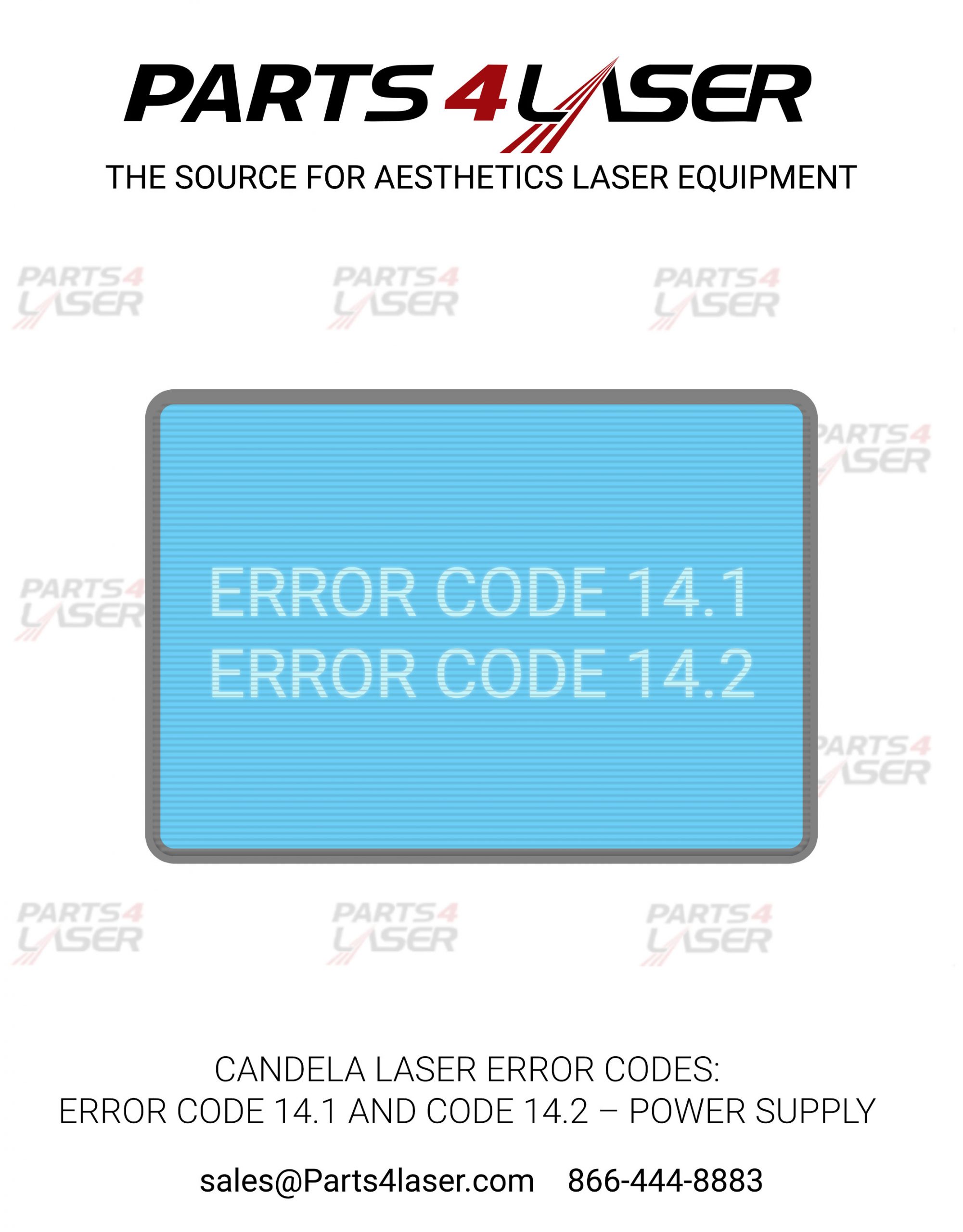 Candela Laser Error Codes Error Code 14 1 And Code 14 2