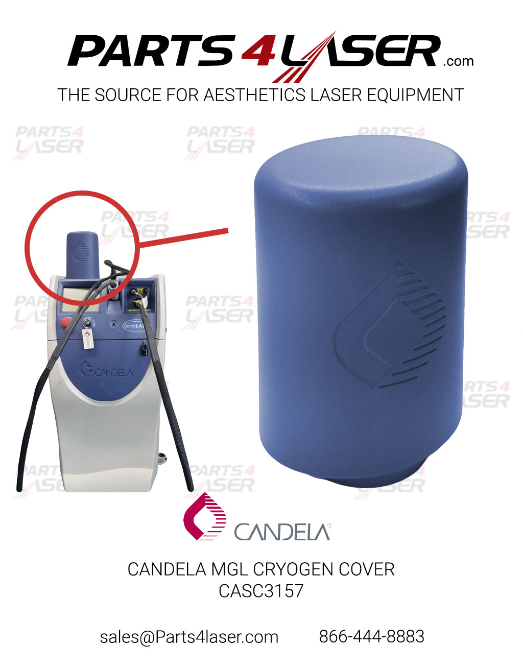 CANDELA MGL CRYOGEN COVER 1301-11-8052 CASC3157