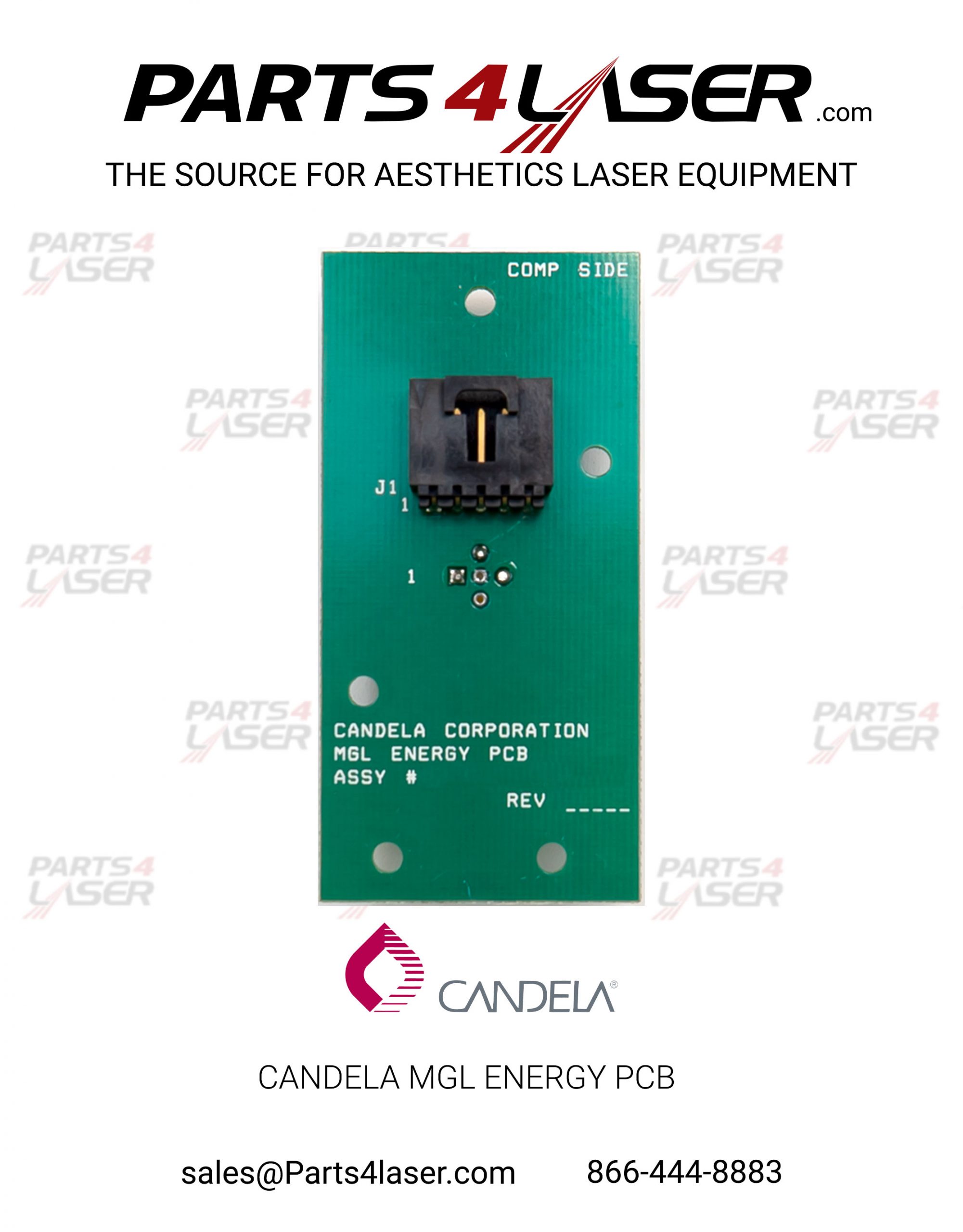 CANDELA MINI GENTLELASER MGL ENERGY PCB 7111-10-2640, 7111-00-3246 , CAPC2939 - Image 2