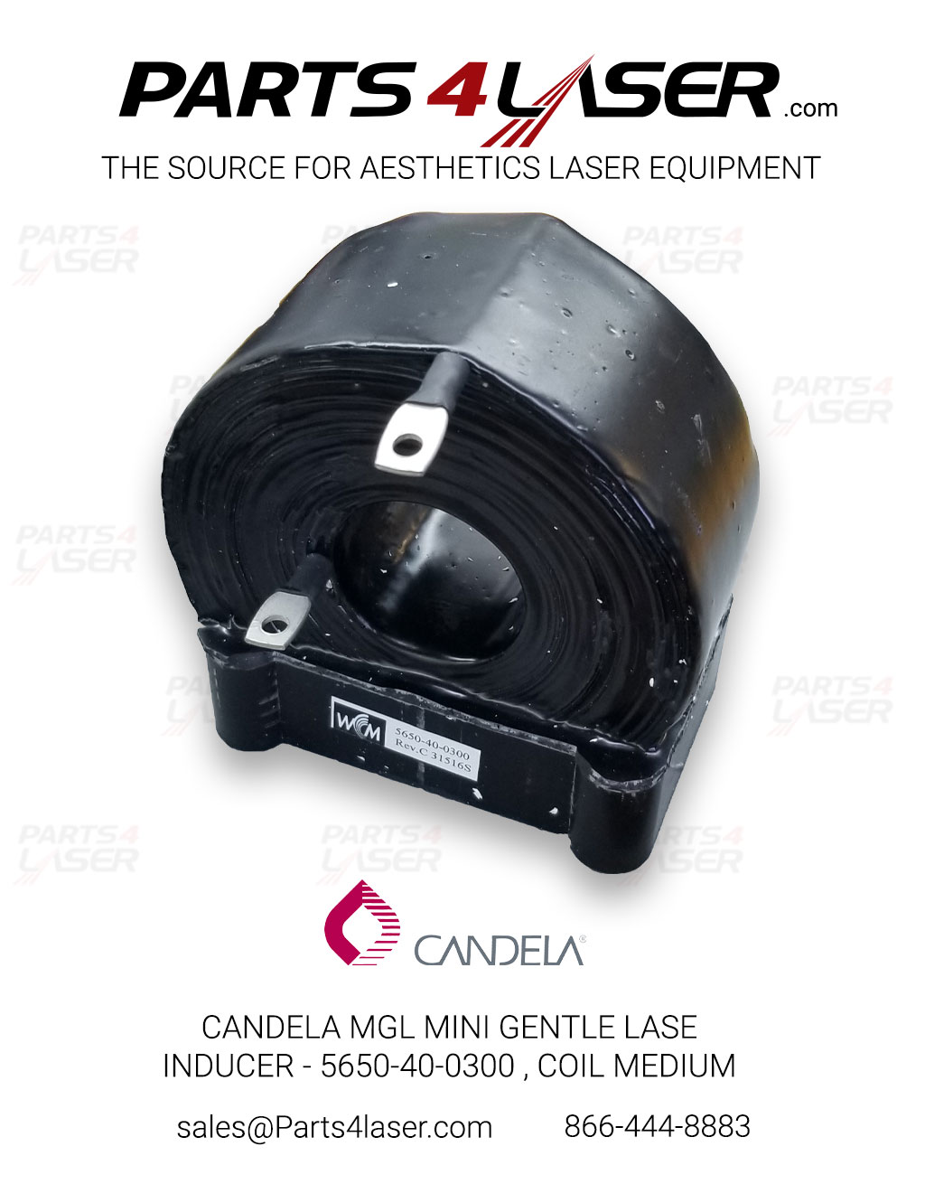 CANDELA MGL MINI GENTLE LASE INDUCER - 5650-40-0300 , COIL MEDIUM - Image 2