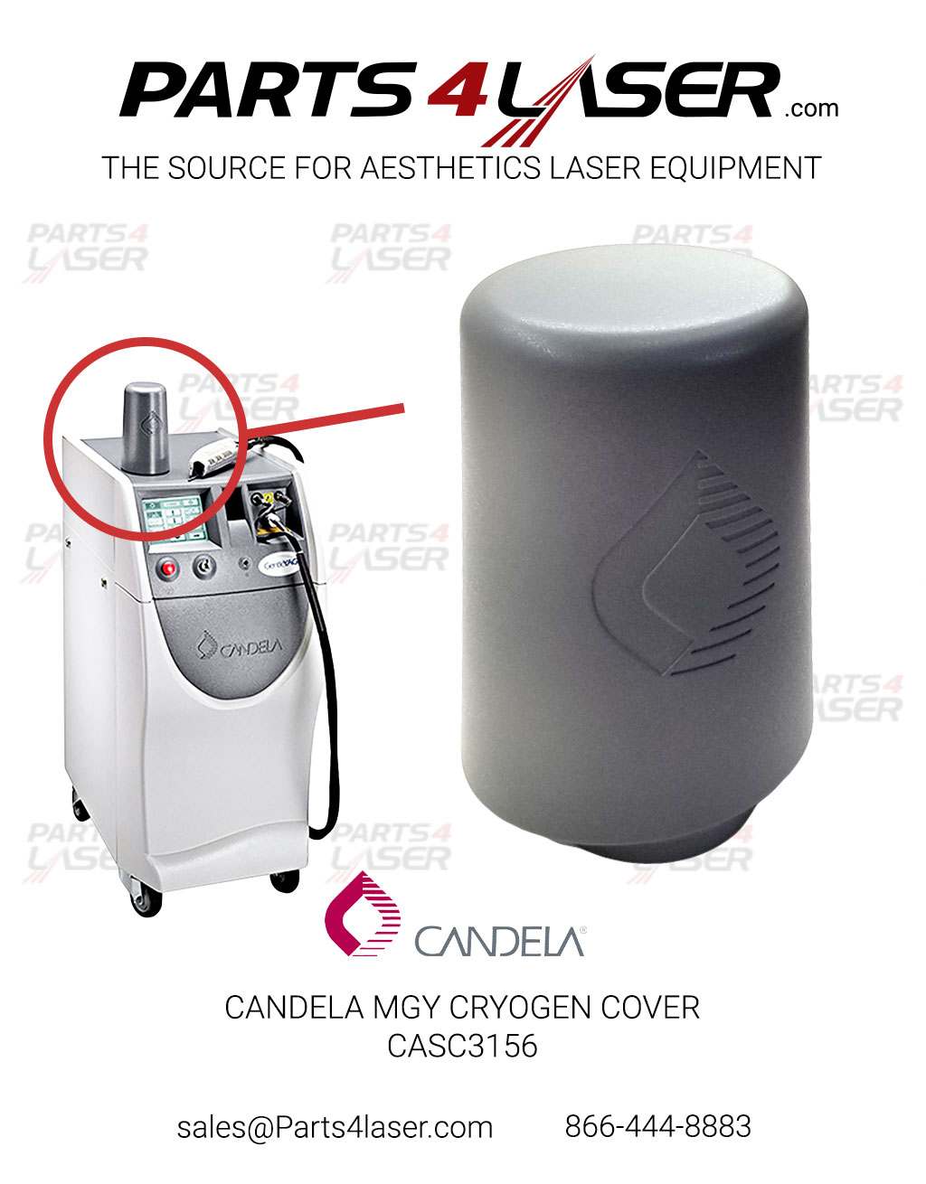 CANDELA MGY CRYOGEN COVER 1301-11-8052 CASC3156