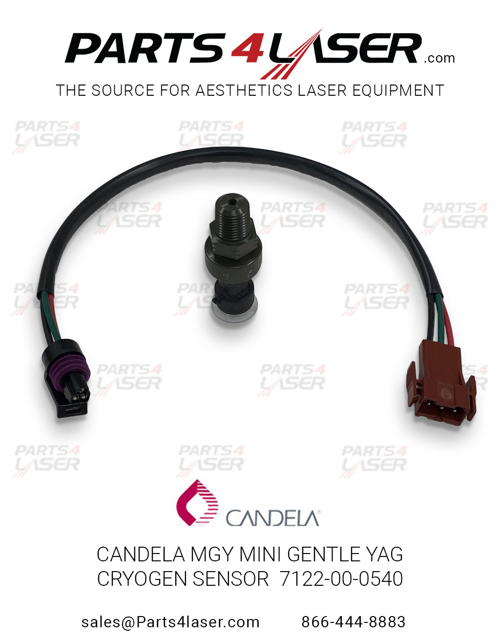CANDELA MGY MINI GENTLE YAG CRYOGEN SENSOR 7122-00-0540 CACN3284