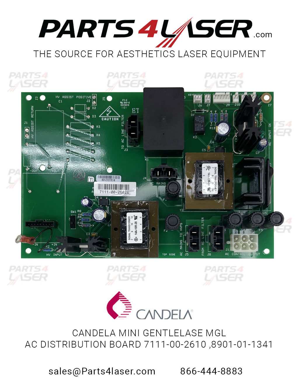 CANDELA MINI GENTLEYAG MGY AC DISTRIBUTION BOARD 7111-00-2682 CAPC2766