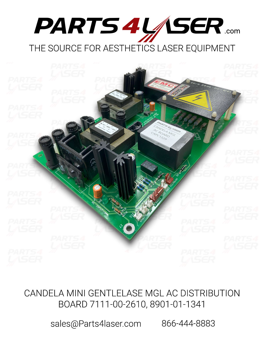 CANDELA MINI GENTLELASE MGL AC DISTRIBUTION BOARD 7111-00-2610 ,8901-01-1341 CAPC1229