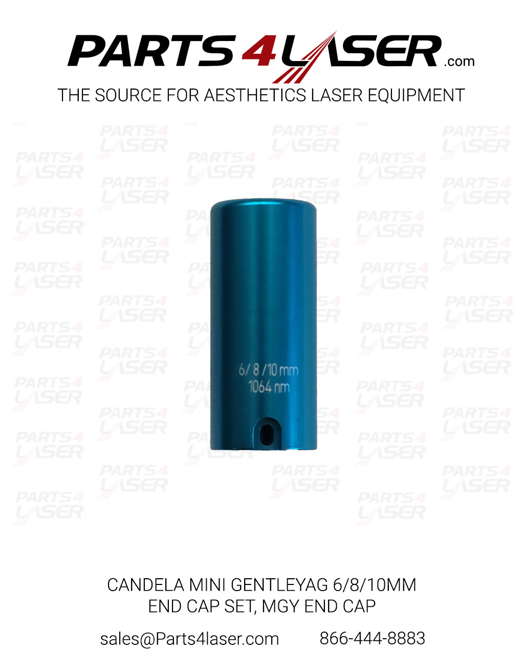 CANDELA MINI GENTLEYAG 6/8/10MM END CAP SET, MGY END CAP CAOP3615