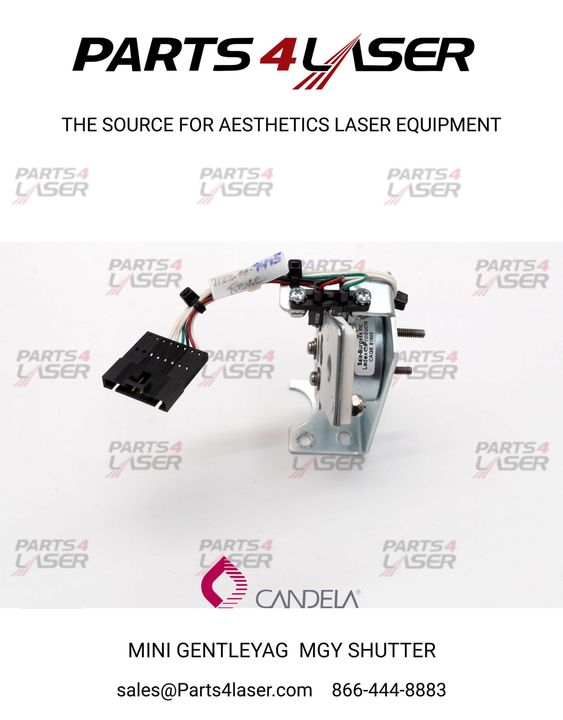 CANDELA MINI GENTLEYAG MGY SHUTTER 7122-00-7475 CACN2501 - Image 3