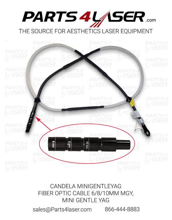 CANDELA MINIGENTLEYAG FIBER OPTIC CABLE 6/8/10mm MGY, MINI GENTLE YAG