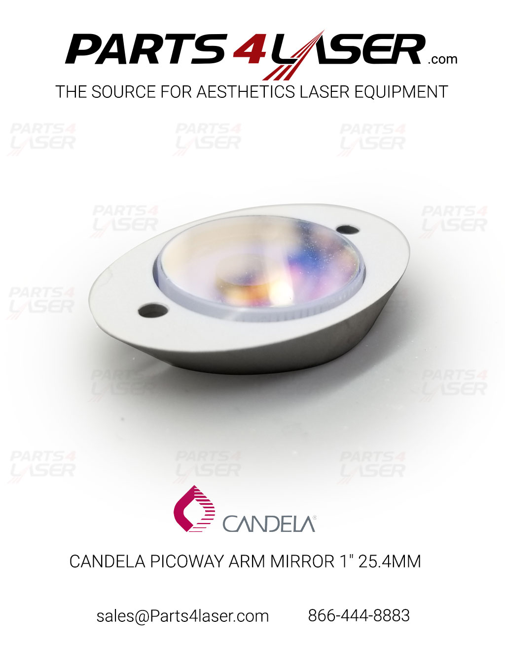 CANDELA PICOWAY ARM MIRROR 1" 25.4MM 8015-00-1246 8015-00-1240 CAOP3316 B68 - Image 4