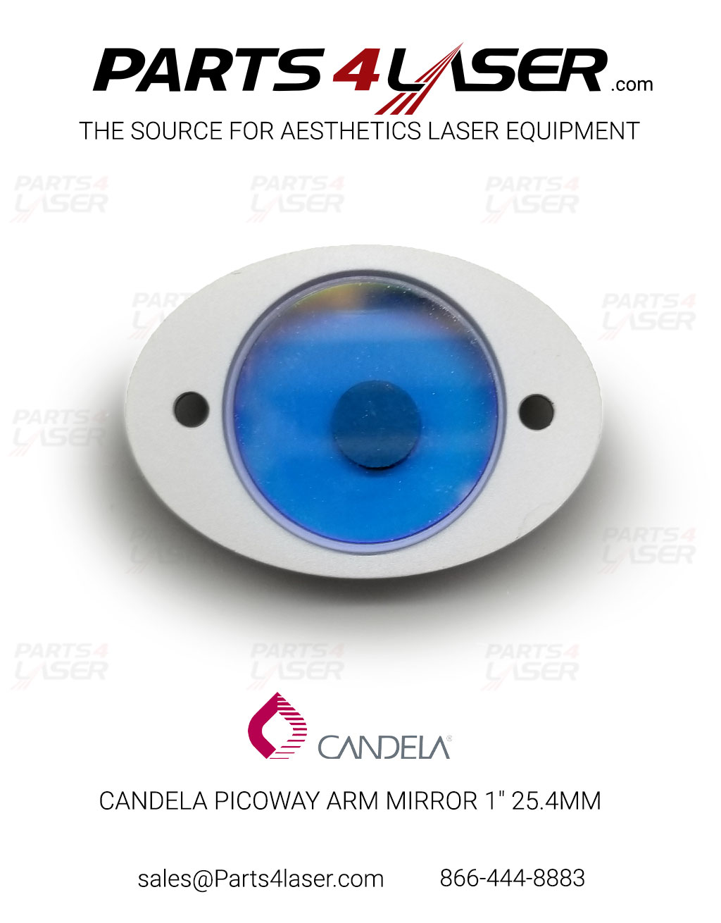 CANDELA PICOWAY ARM MIRROR 1" 25.4MM 8015-00-1246 8015-00-1240 CAOP3316 B68