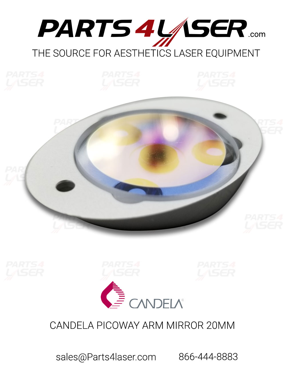 CANDELA PICOWAY ARM MIRROR 20MM 8015-00-1245 8015-00-1239 CAOP3007 B68 - Image 3