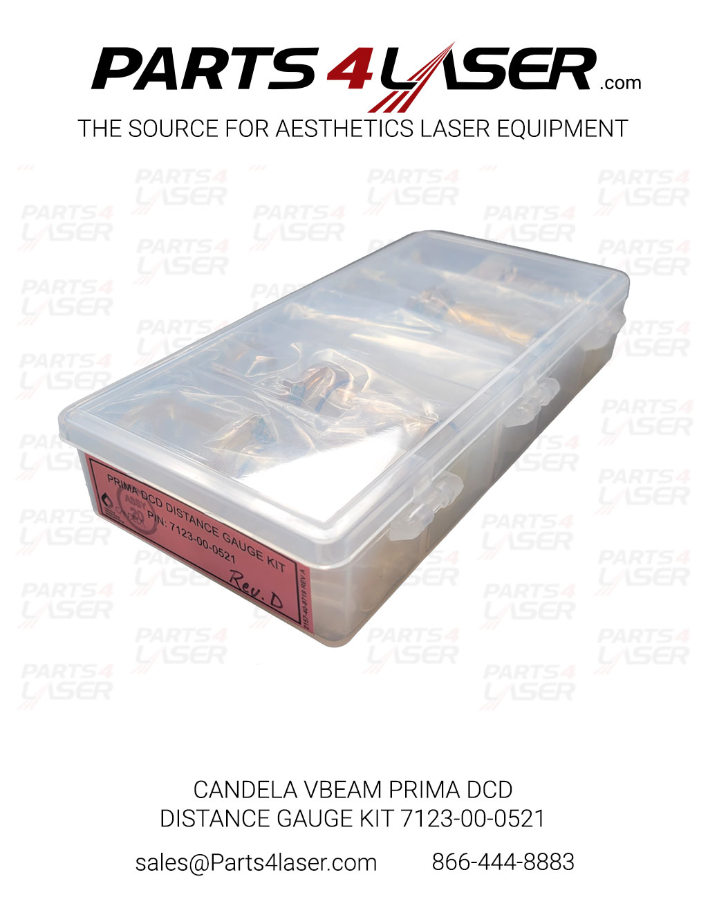 CANDELA VBEAM PRIMA DCD DISTANCE GAUGE KIT 7123-00-0521 CACN3712 - Image 3