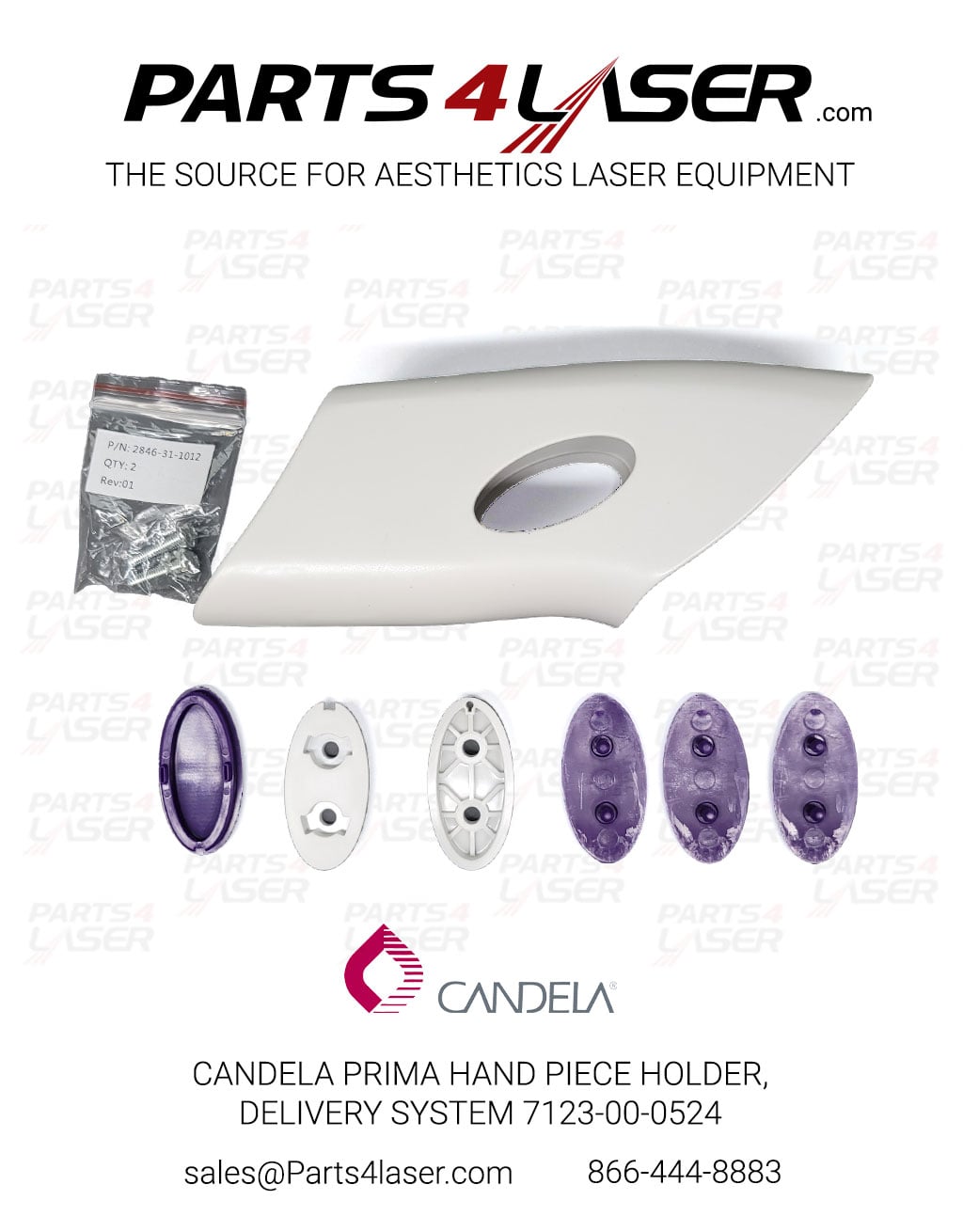 CANDELA PRIMA HAND PIECE HOLDER , DELIVERY SYSTEM 7123-00-0524 CASC3710