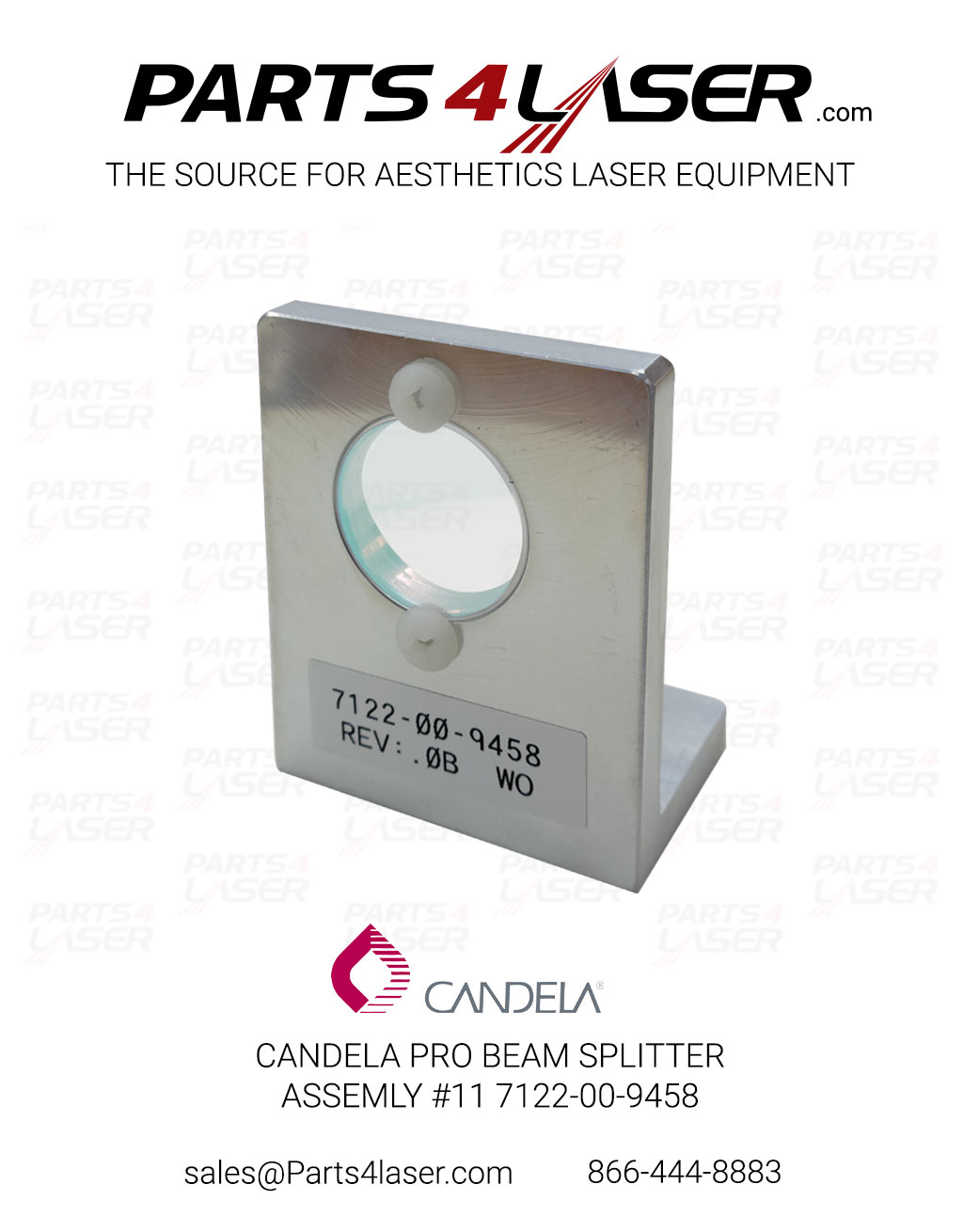 CANDELA PRO 7122-00-9458 BEAM SPLITTER ASSEMLY #11 CAOP3436