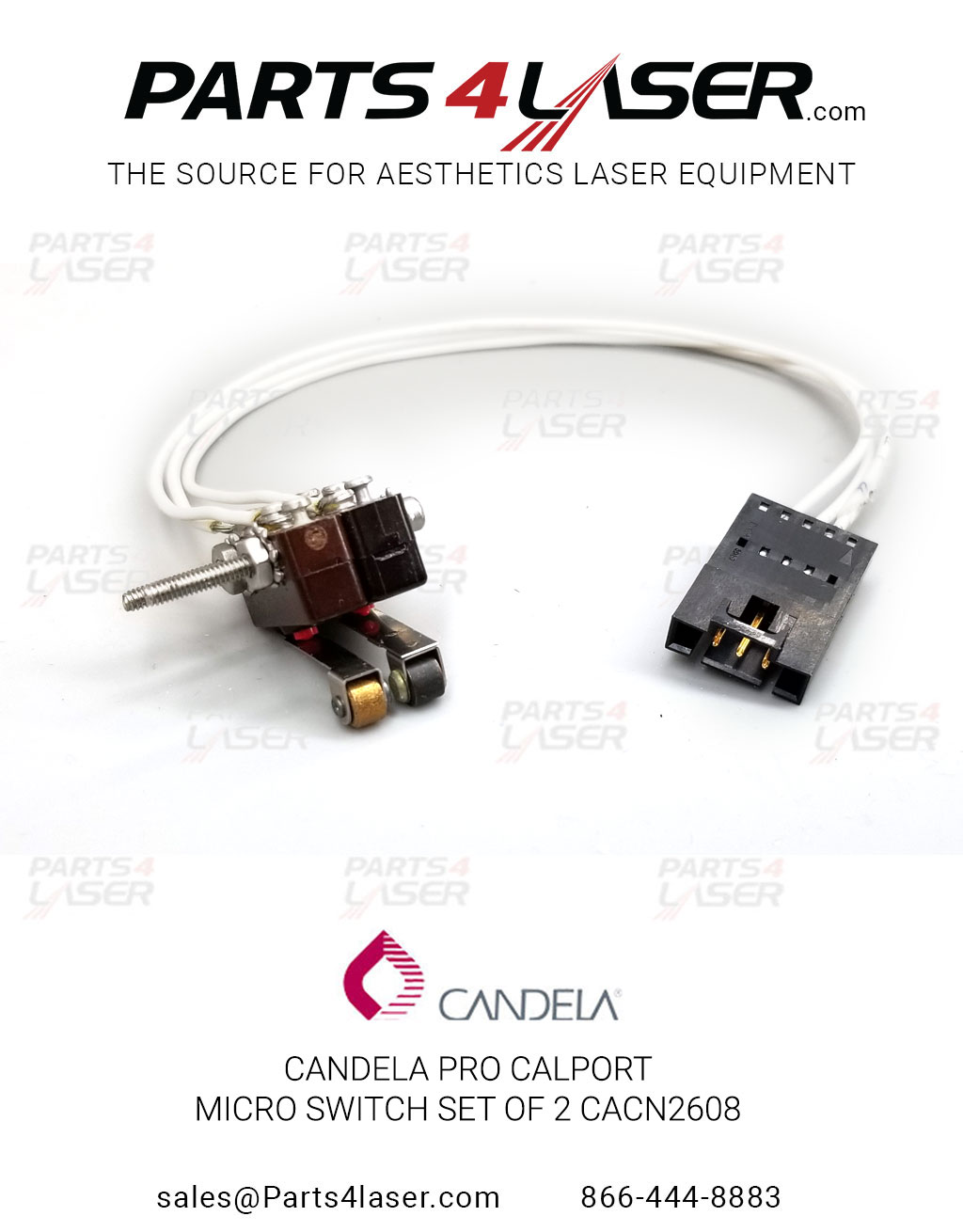 CANDELA PRO CALPORT MICRO SWITCH SET OF 2 CACN2608 C66 - Image 2