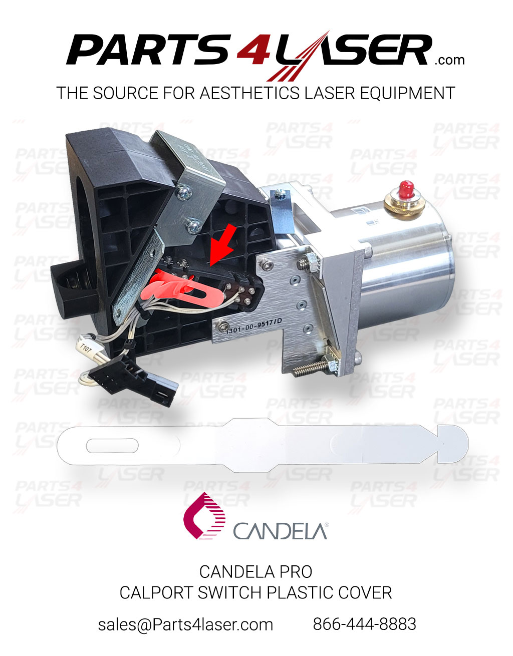 CANDELA PRO CALPORT SWITCH PLASTIC COVER CACN3714