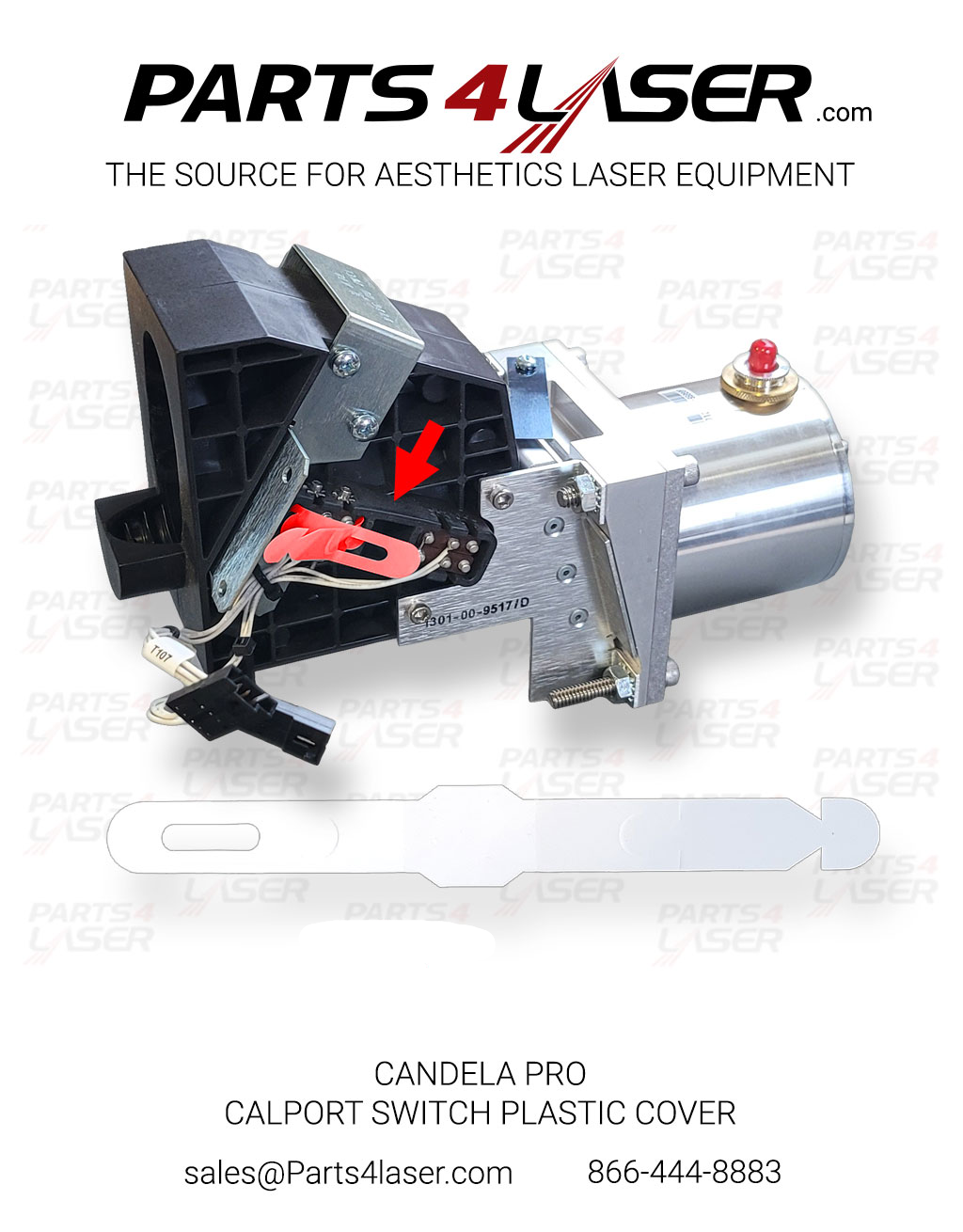 CANDELA PRO CALPORT SWITCH PLASTIC COVER CACN3714