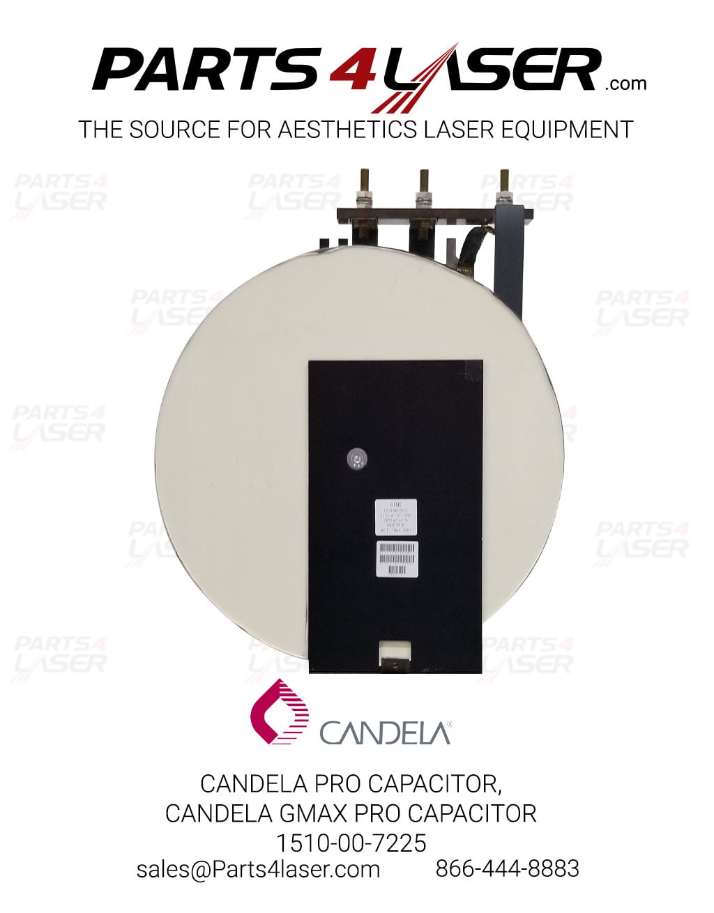 CANDELA PRO CAPACITOR , GMAX PRO, GLASE PRO , GYAG PRO , GPRO CAPACITOR,1510-00-7225, 01CN0003, CAPS2760