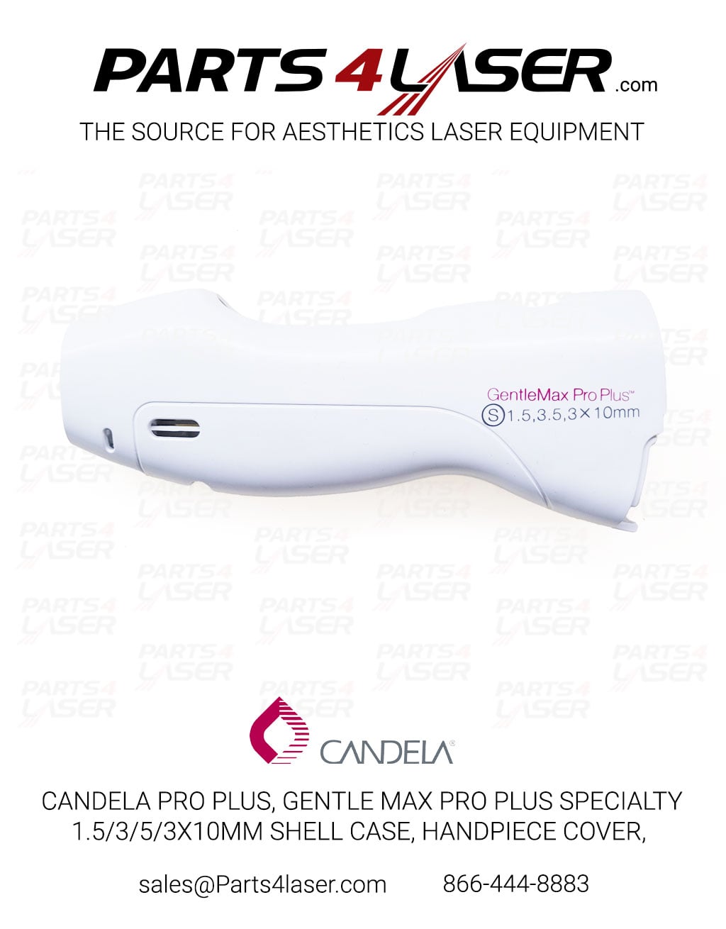 CANDELA PRO PLUS, GENTLE MAX PRO PLUS SPECIALTY 1.5/3/5/3X10MM SHELL CASE, HANDPIECE COVER,CASC3471