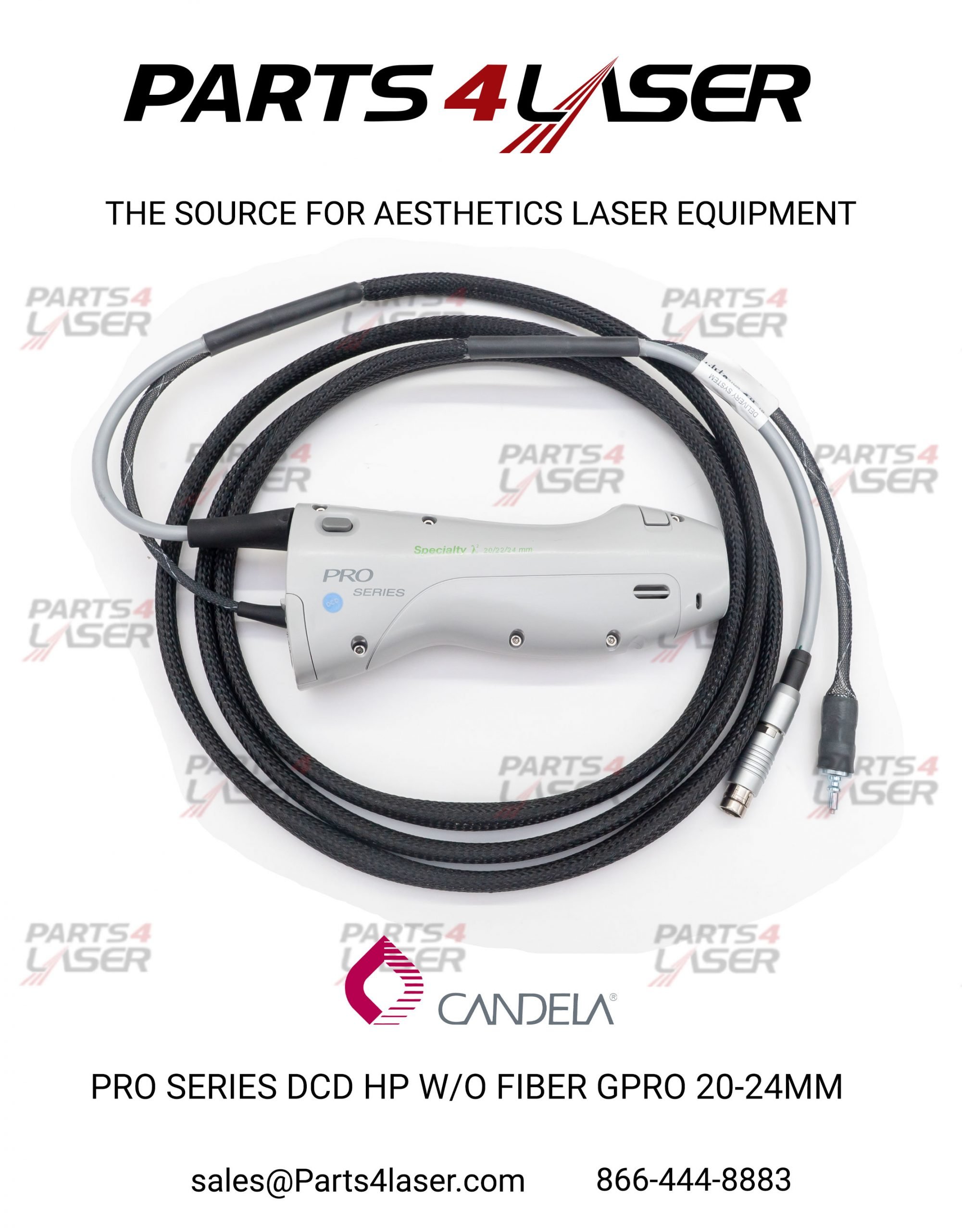 CANDELA PRO SERIES DCD HP W/O FIBER GPRO 20-24mm, CANDELA PRO DELIVERY SYSTEM 20/22/24MM. 7122-00-9748 CADS2683
