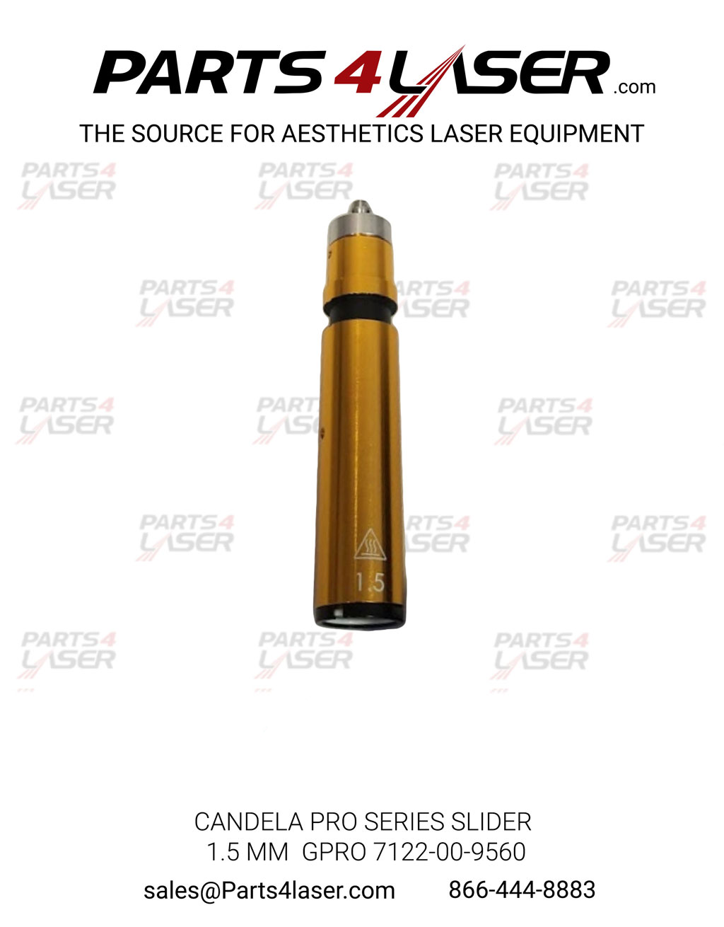 CANDELA PRO GMPP PLUS SERIES SLIDER 1.5 MM GPRO 7122-00-9560 ,CACN1379