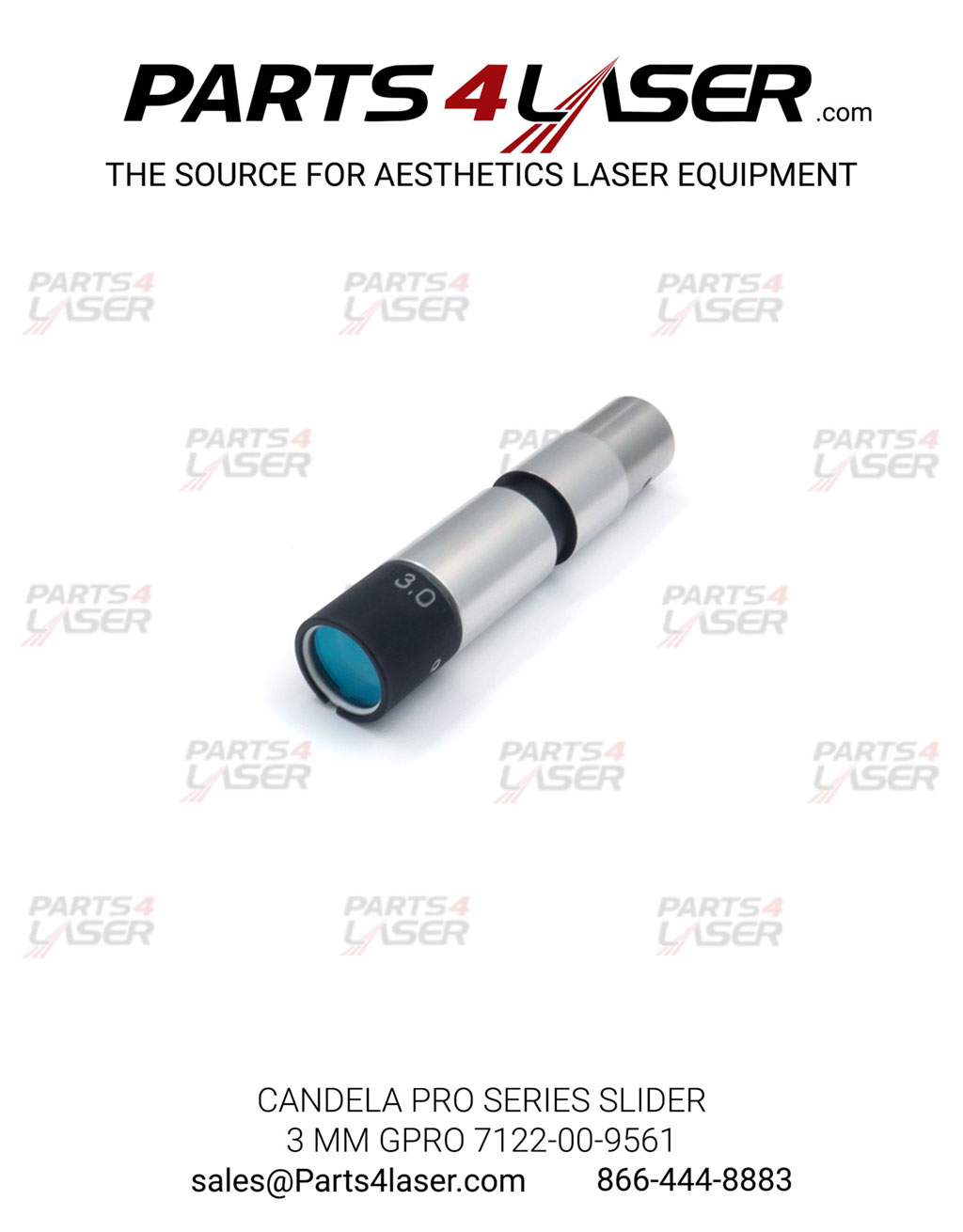 SLIDER 3 MM FOR CANDELA® PRO GMPP PLUS SERIES - 3mm GPRO 7122-00-9561,CAOP1245 - Image 2