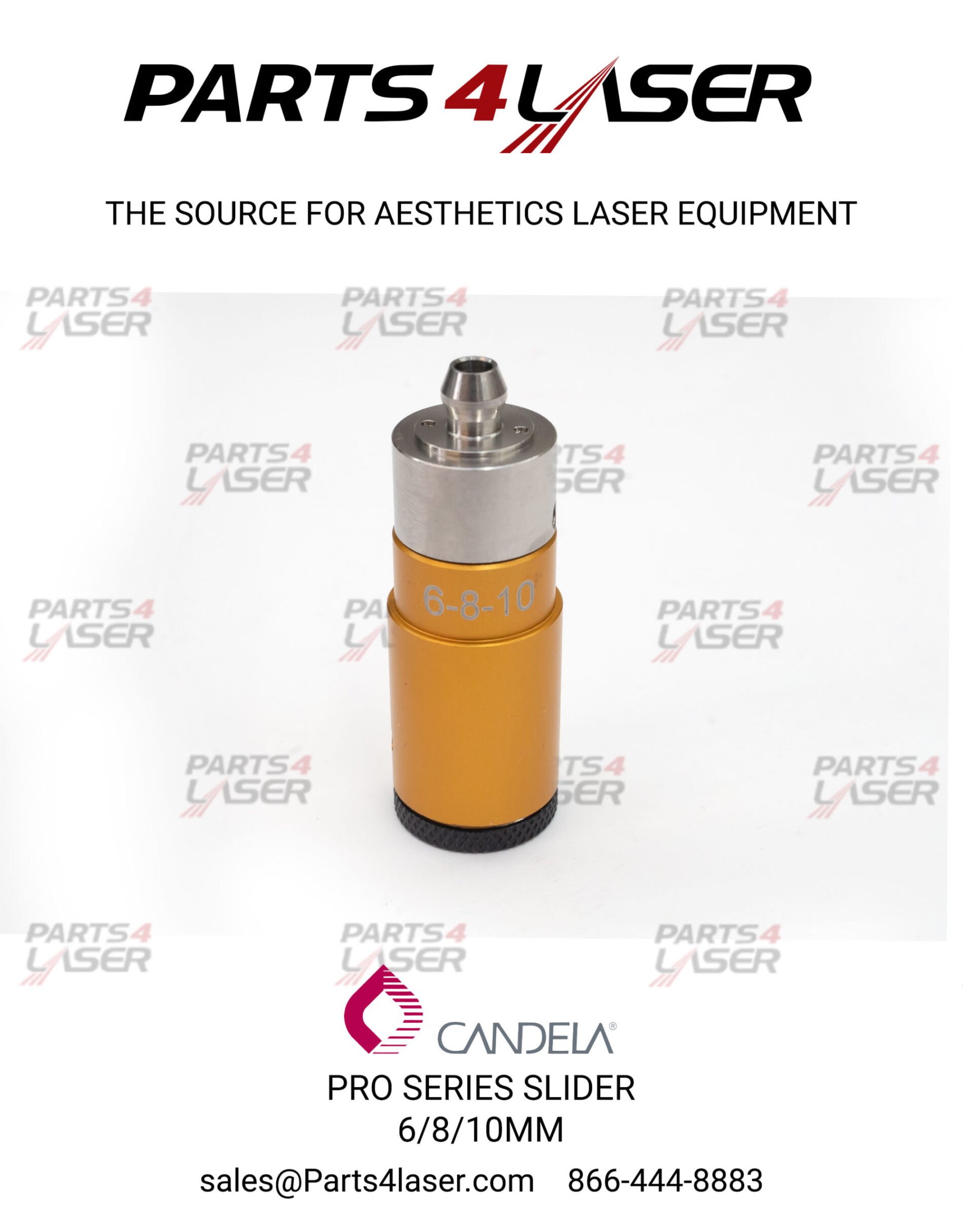 CANDELA PRO SERIES SLIDER 6/8/10MM GPRO 7122-00-9551, 6/8/10 LENS CARTRIDGE CACN1381, B14