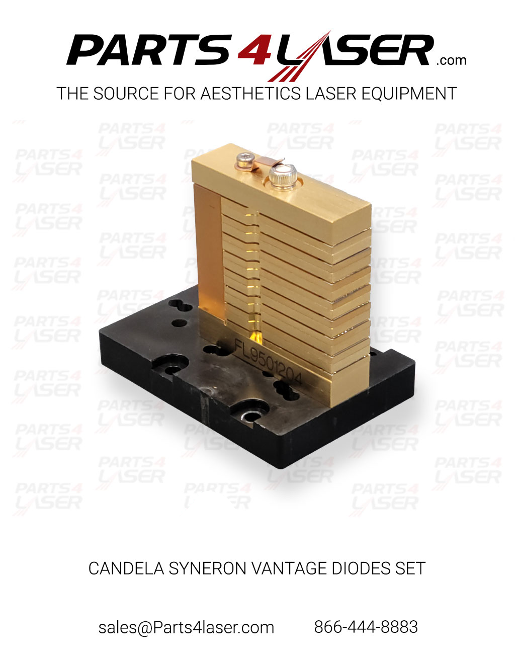 CANDELA SYNERON VANTAGE HAND PIECE DIODES SET SYCN3665