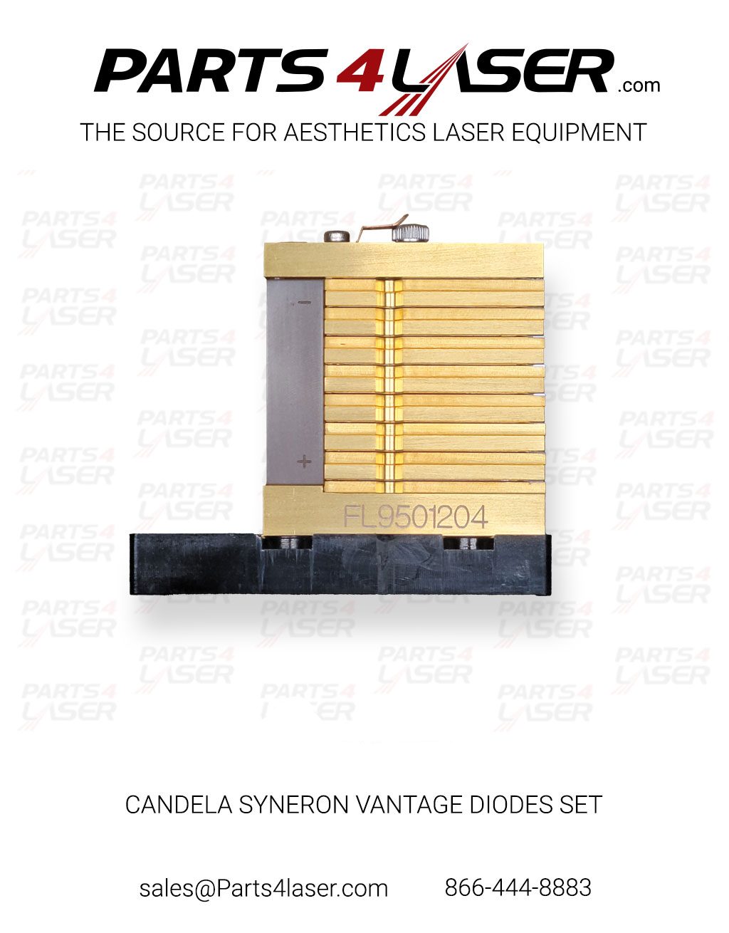 CANDELA SYNERON VANTAGE HAND PIECE DIODES SET SYCN3665 - Image 2