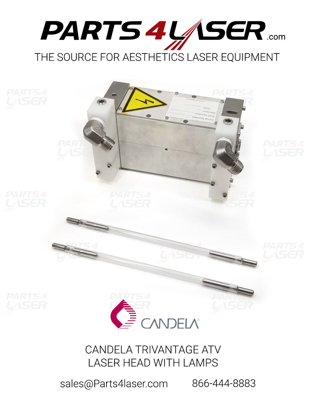 CANDELA TRIVANTAGE ATV LASER HEAD WITH LAMPS 7122-00-3679 CALH3430